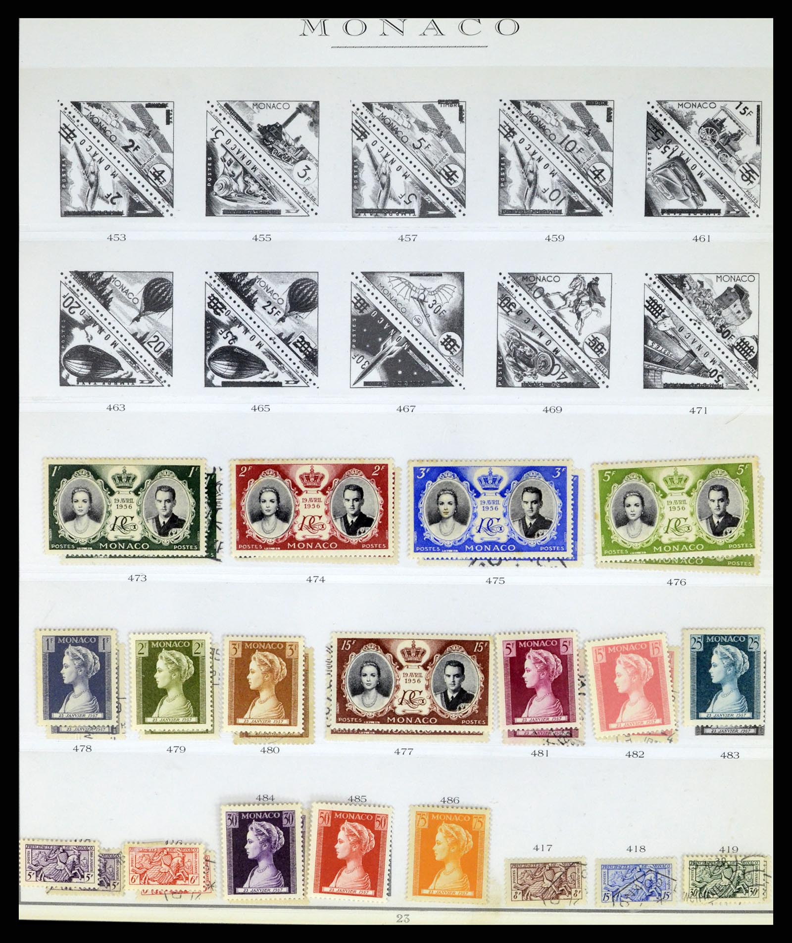 37437 043 - Stamp collection 37437 Monaco 1885-1996.