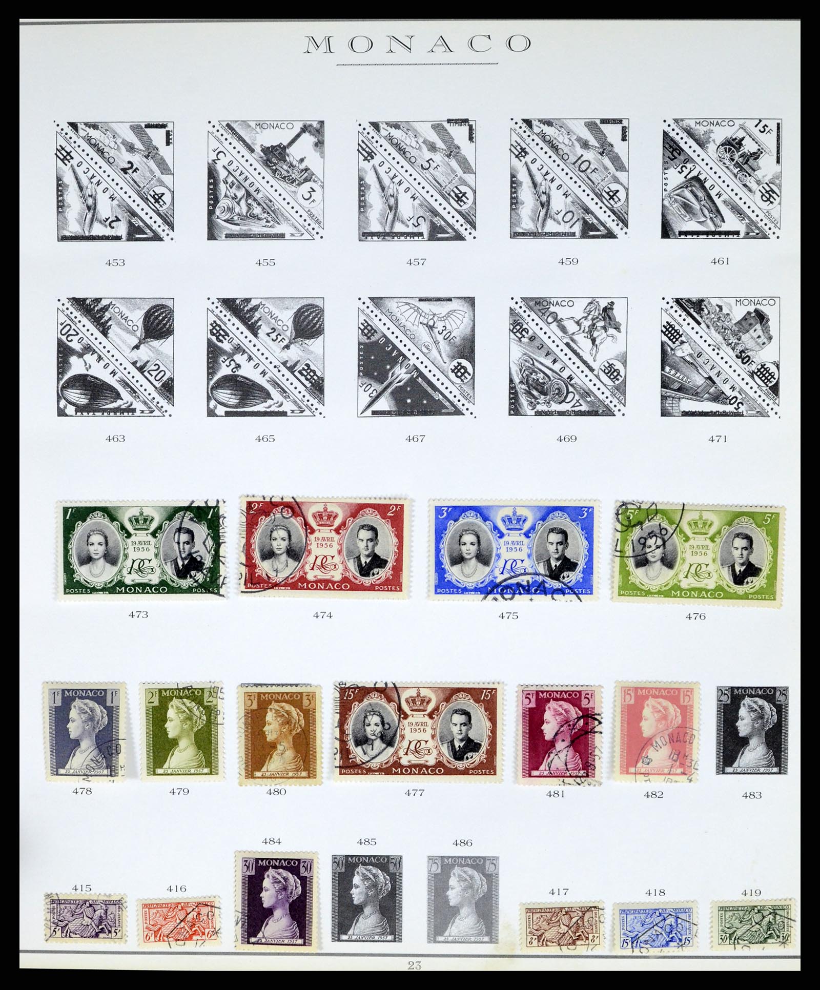 37437 044 - Stamp collection 37437 Monaco 1885-1996.