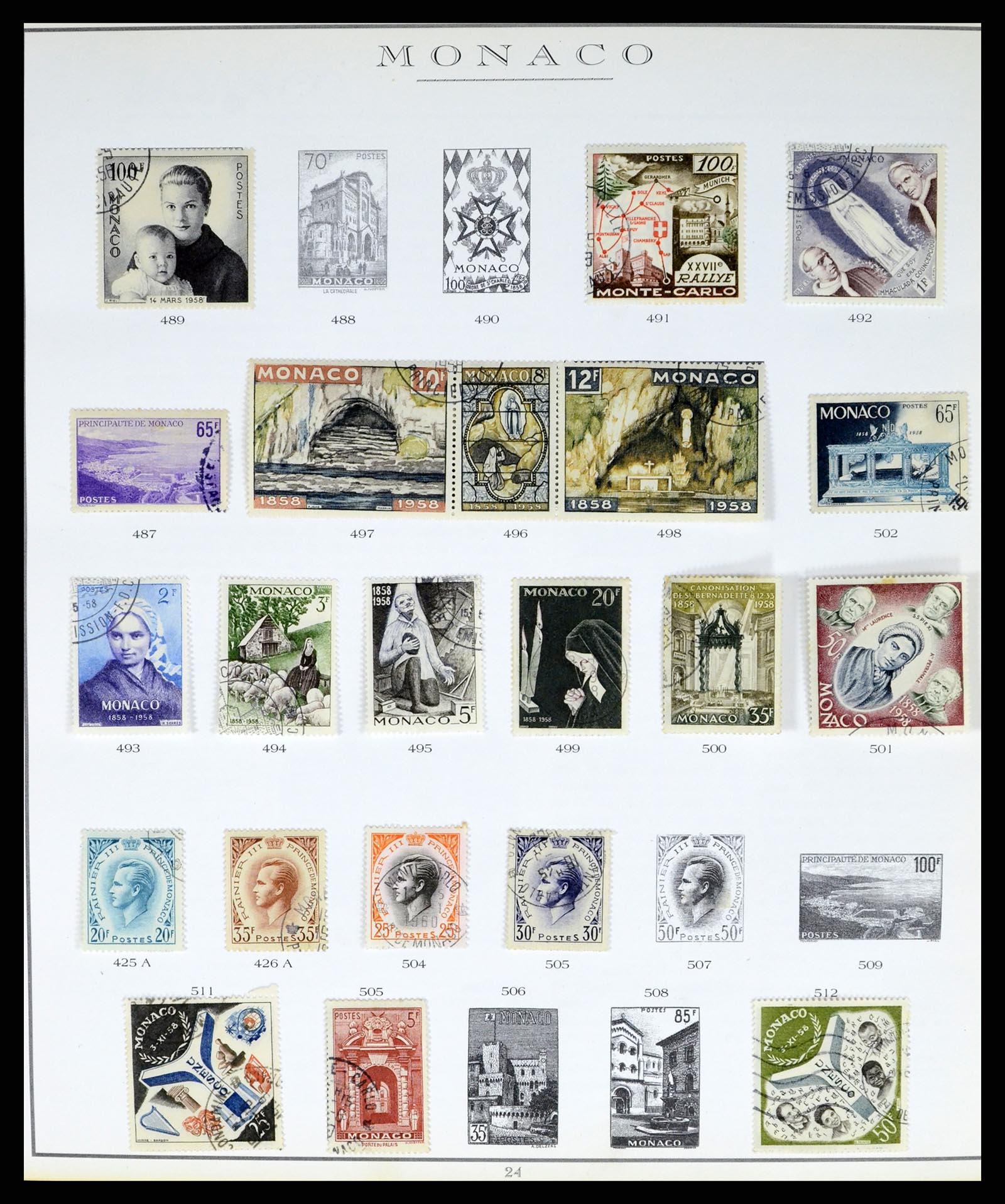 37437 046 - Stamp collection 37437 Monaco 1885-1996.