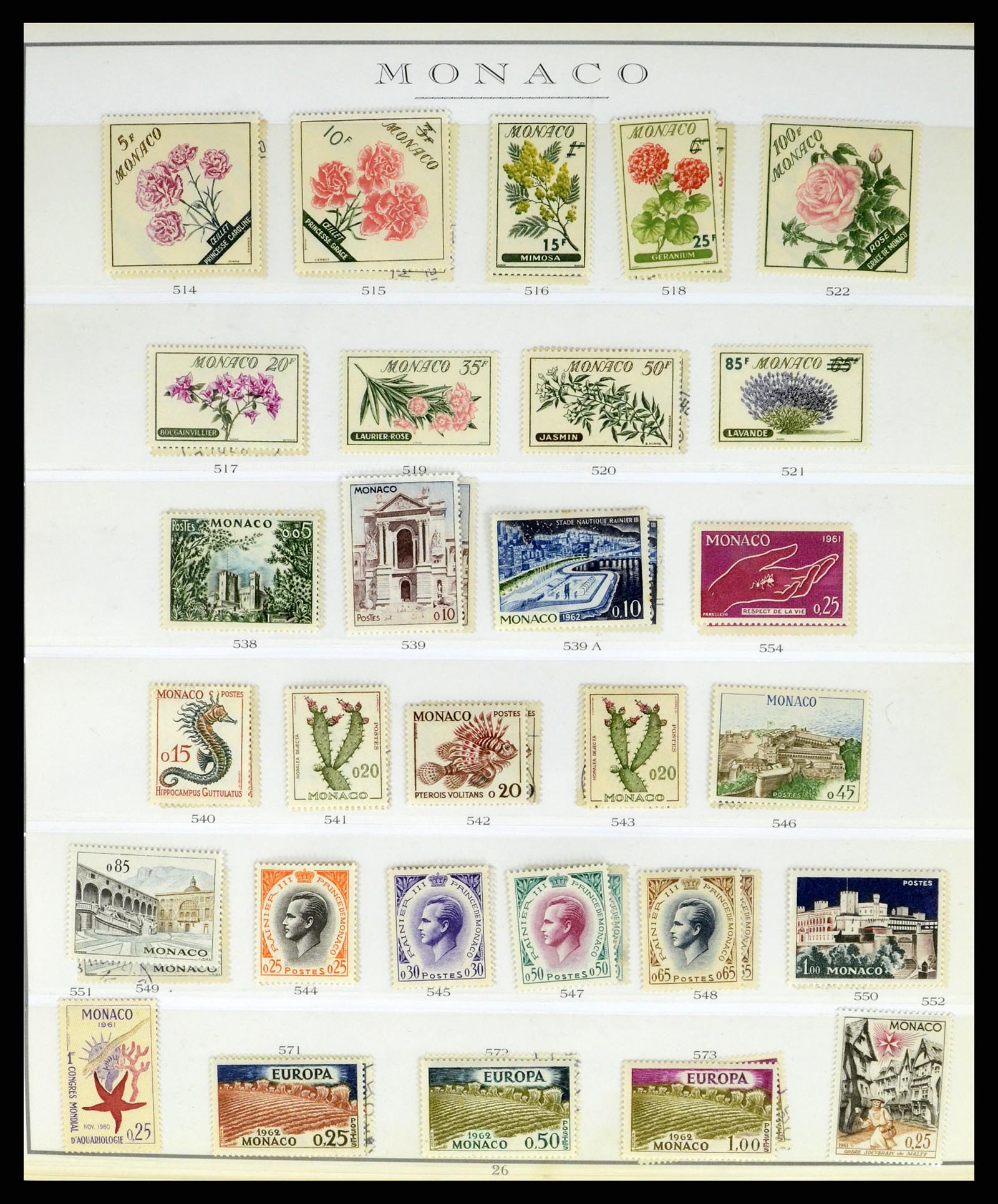 37437 049 - Stamp collection 37437 Monaco 1885-1996.