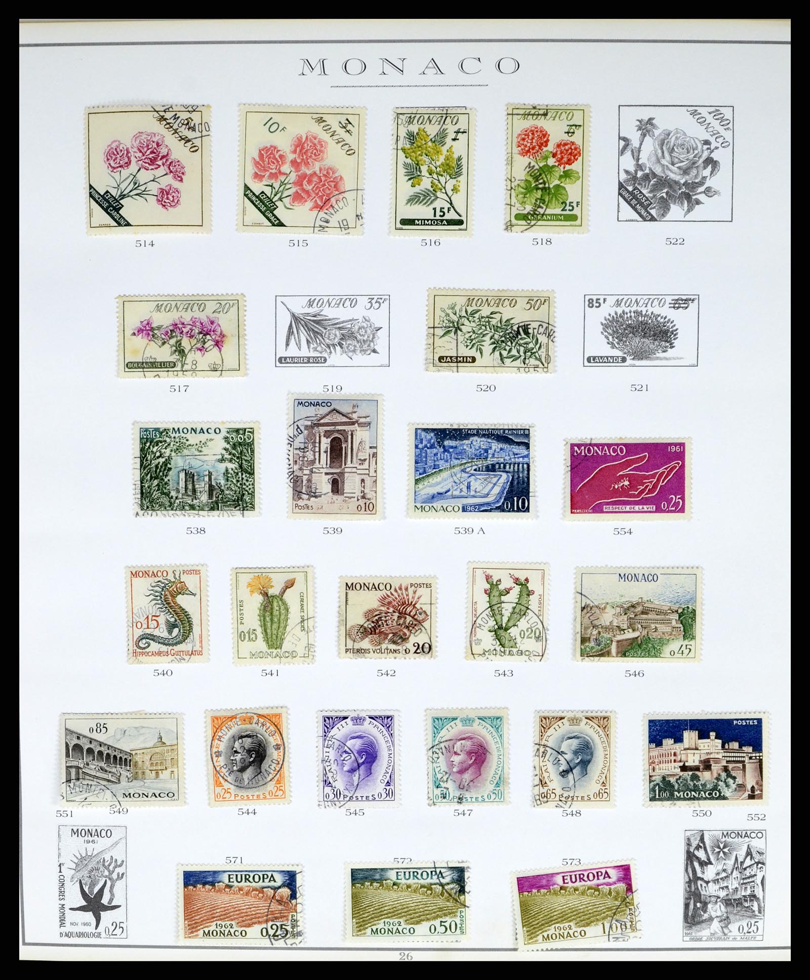 37437 050 - Stamp collection 37437 Monaco 1885-1996.