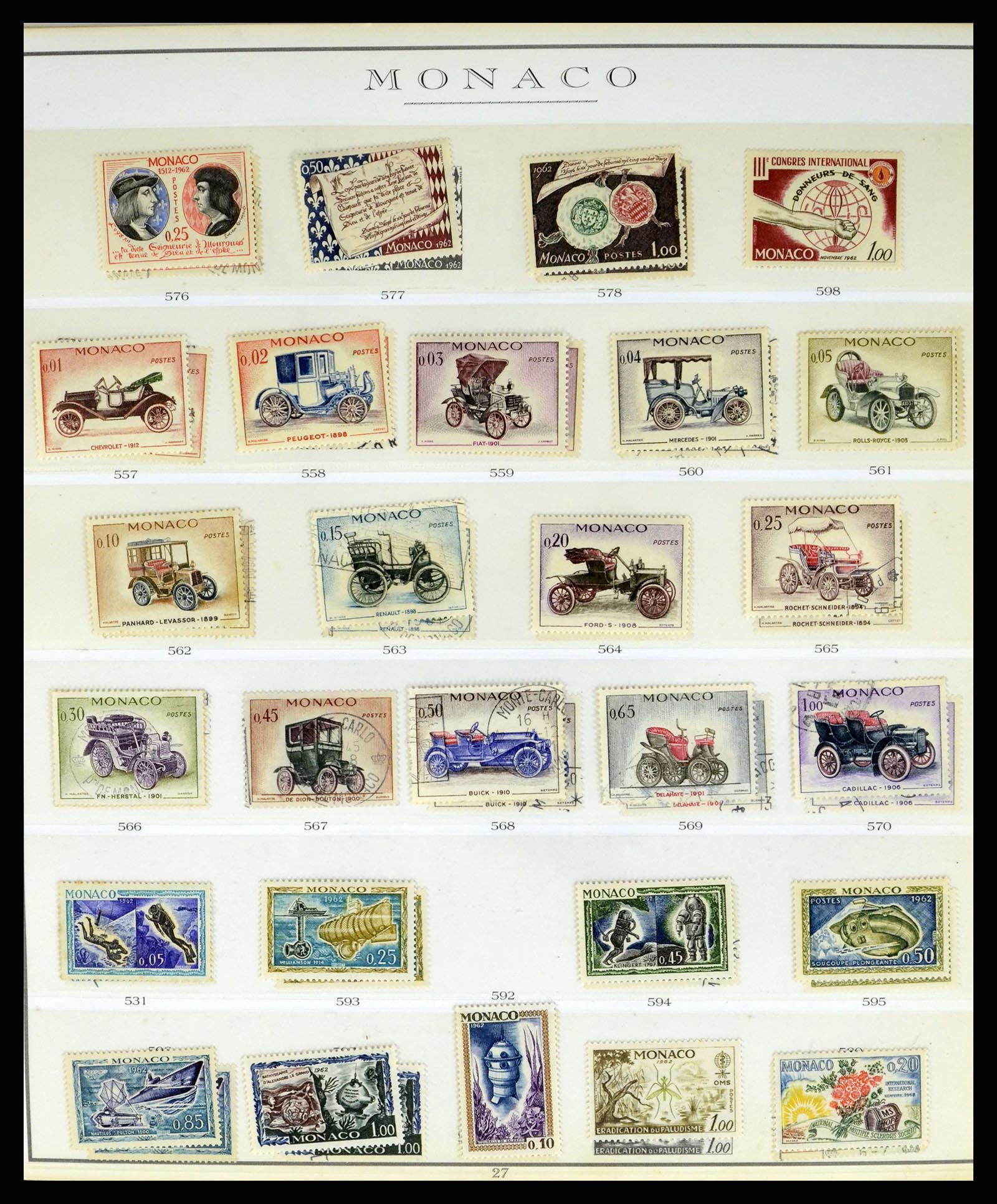 37437 051 - Stamp collection 37437 Monaco 1885-1996.