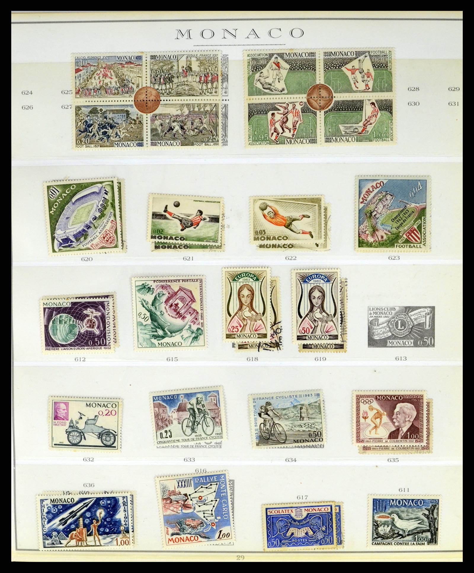 37437 055 - Stamp collection 37437 Monaco 1885-1996.
