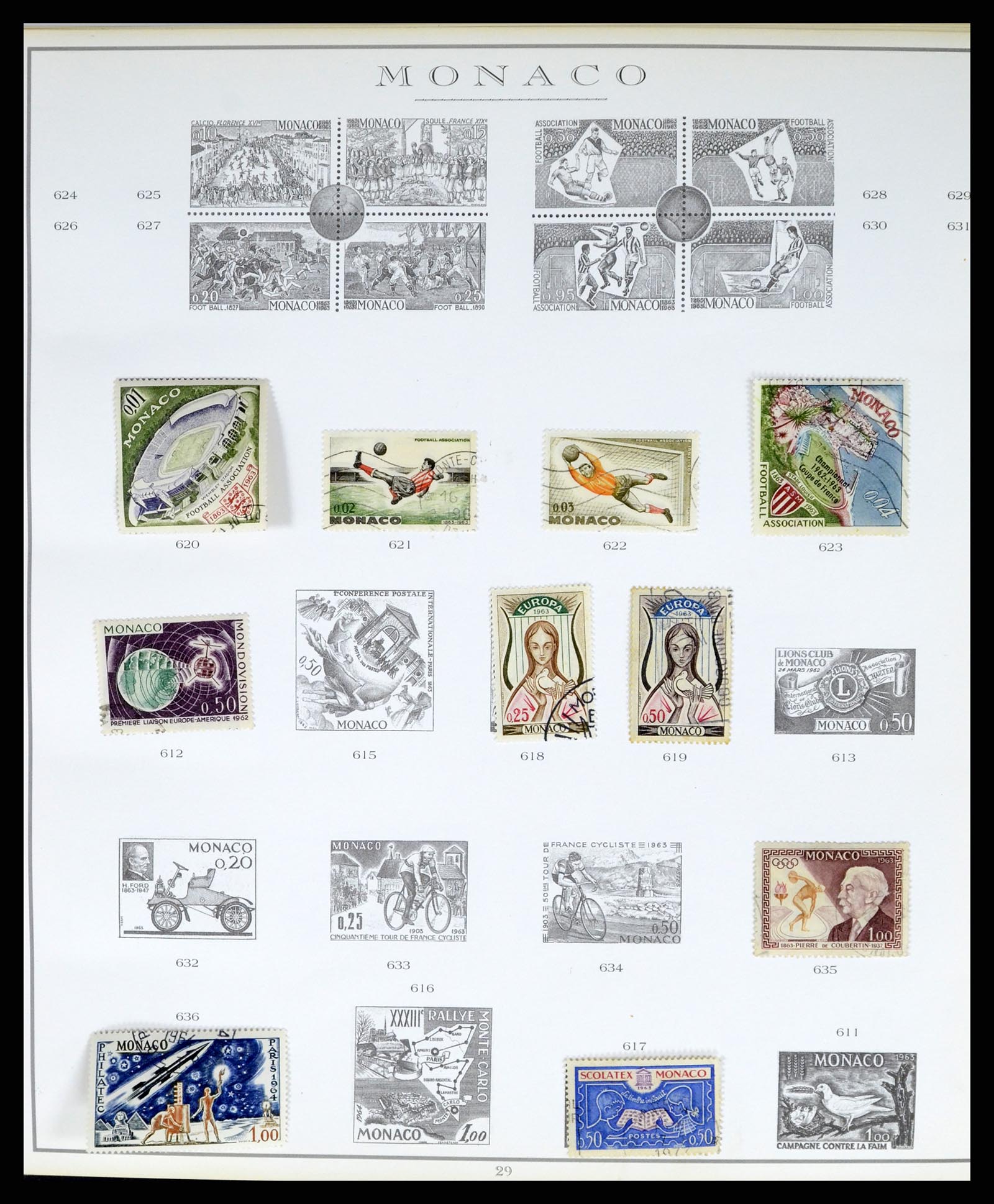 37437 056 - Stamp collection 37437 Monaco 1885-1996.