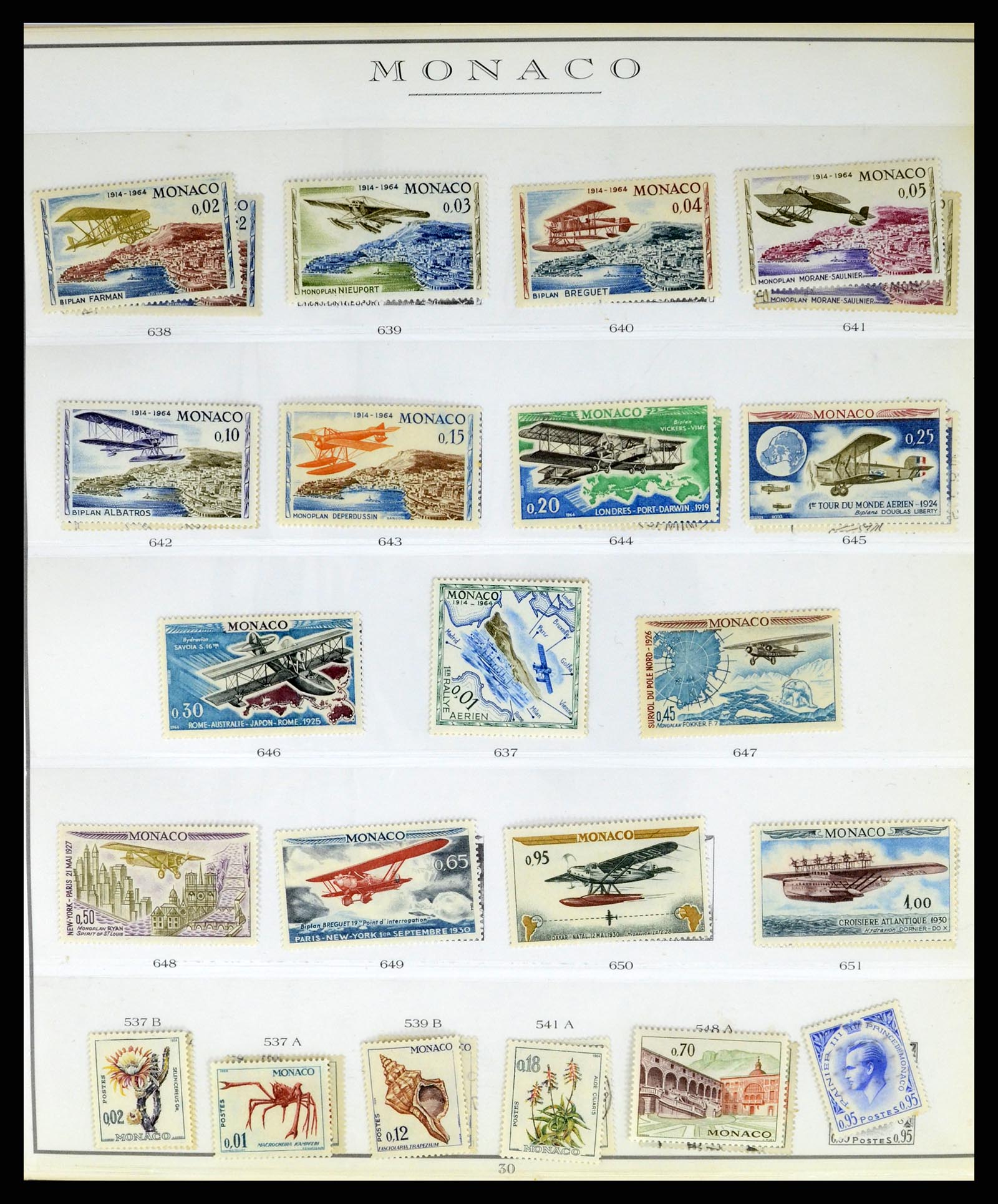 37437 057 - Stamp collection 37437 Monaco 1885-1996.