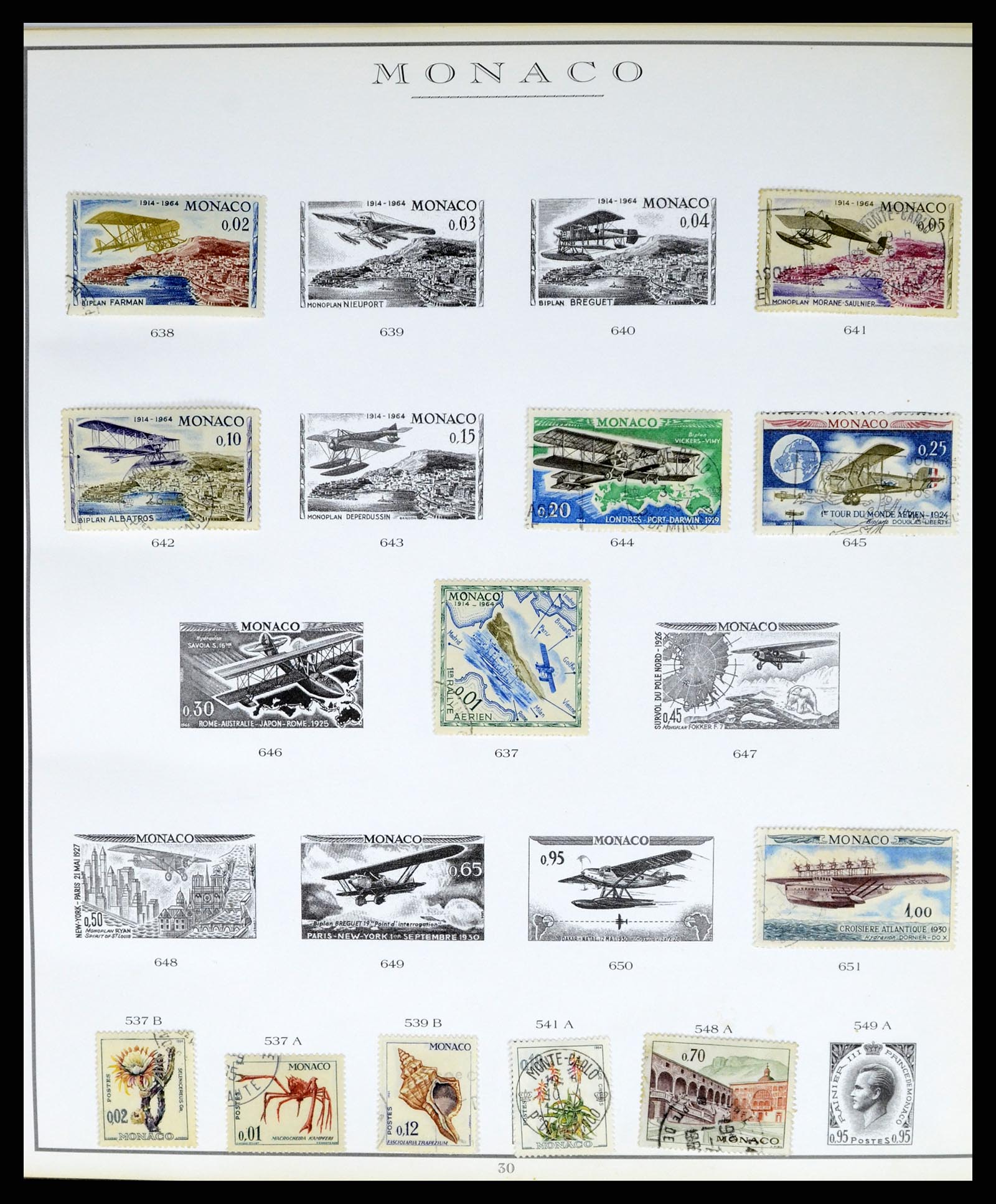 37437 058 - Stamp collection 37437 Monaco 1885-1996.