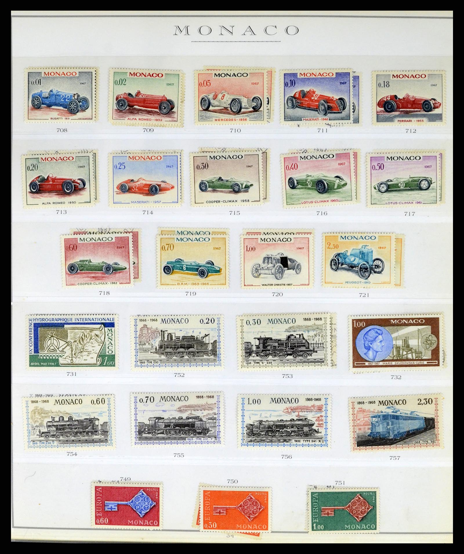 37437 065 - Stamp collection 37437 Monaco 1885-1996.