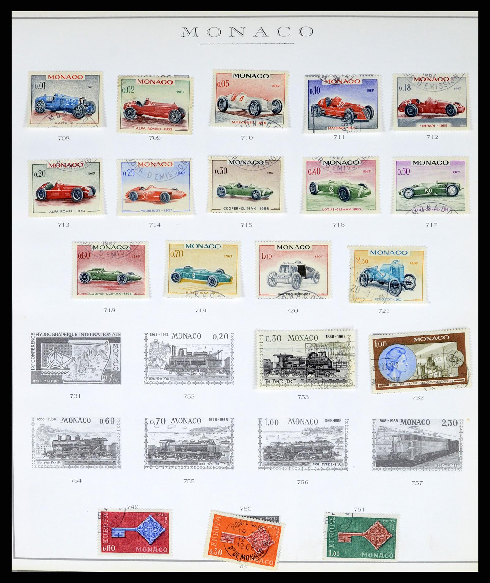 37437 066 - Stamp collection 37437 Monaco 1885-1996.