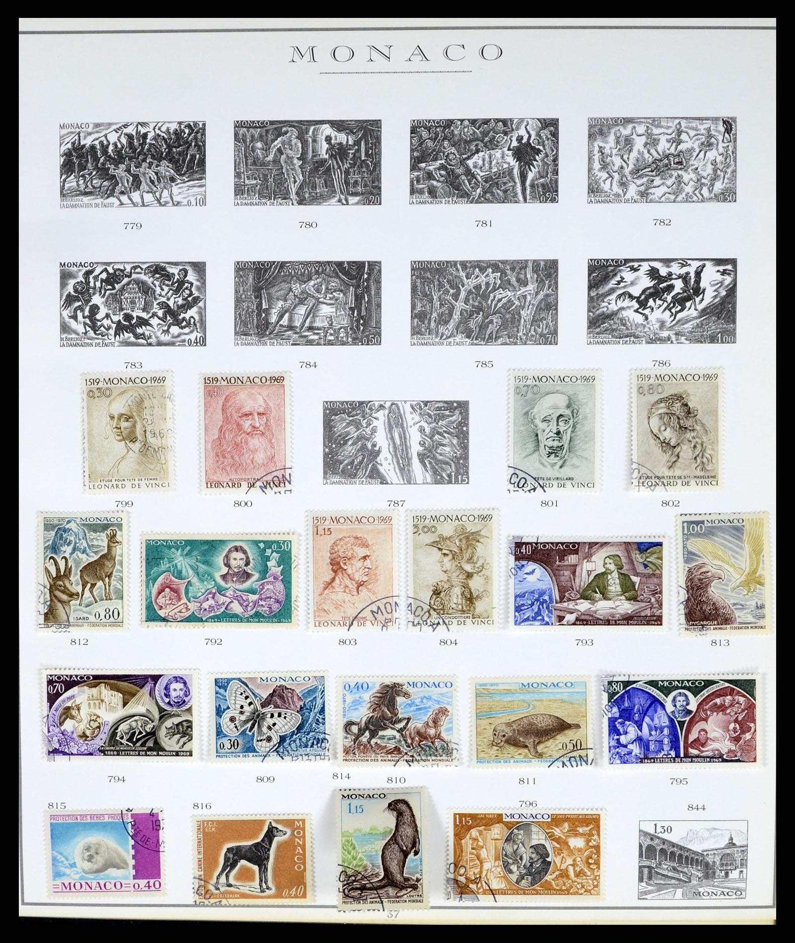 37437 072 - Stamp collection 37437 Monaco 1885-1996.