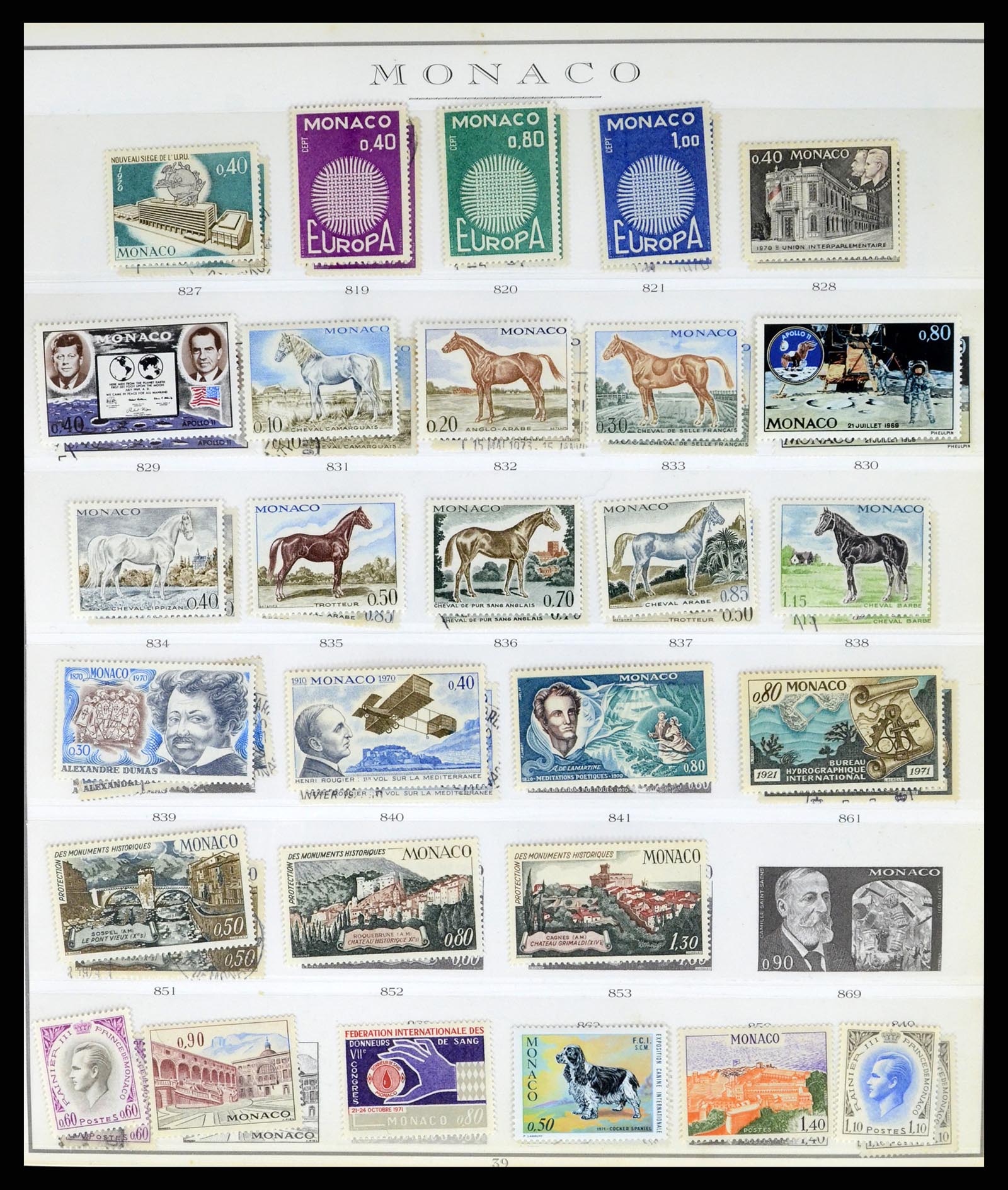 37437 075 - Stamp collection 37437 Monaco 1885-1996.