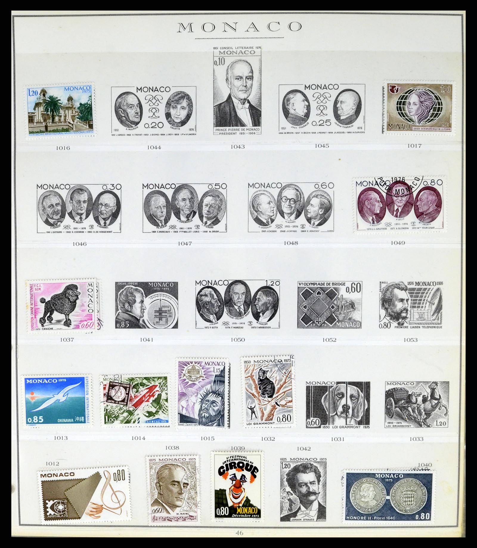 37437 089 - Stamp collection 37437 Monaco 1885-1996.