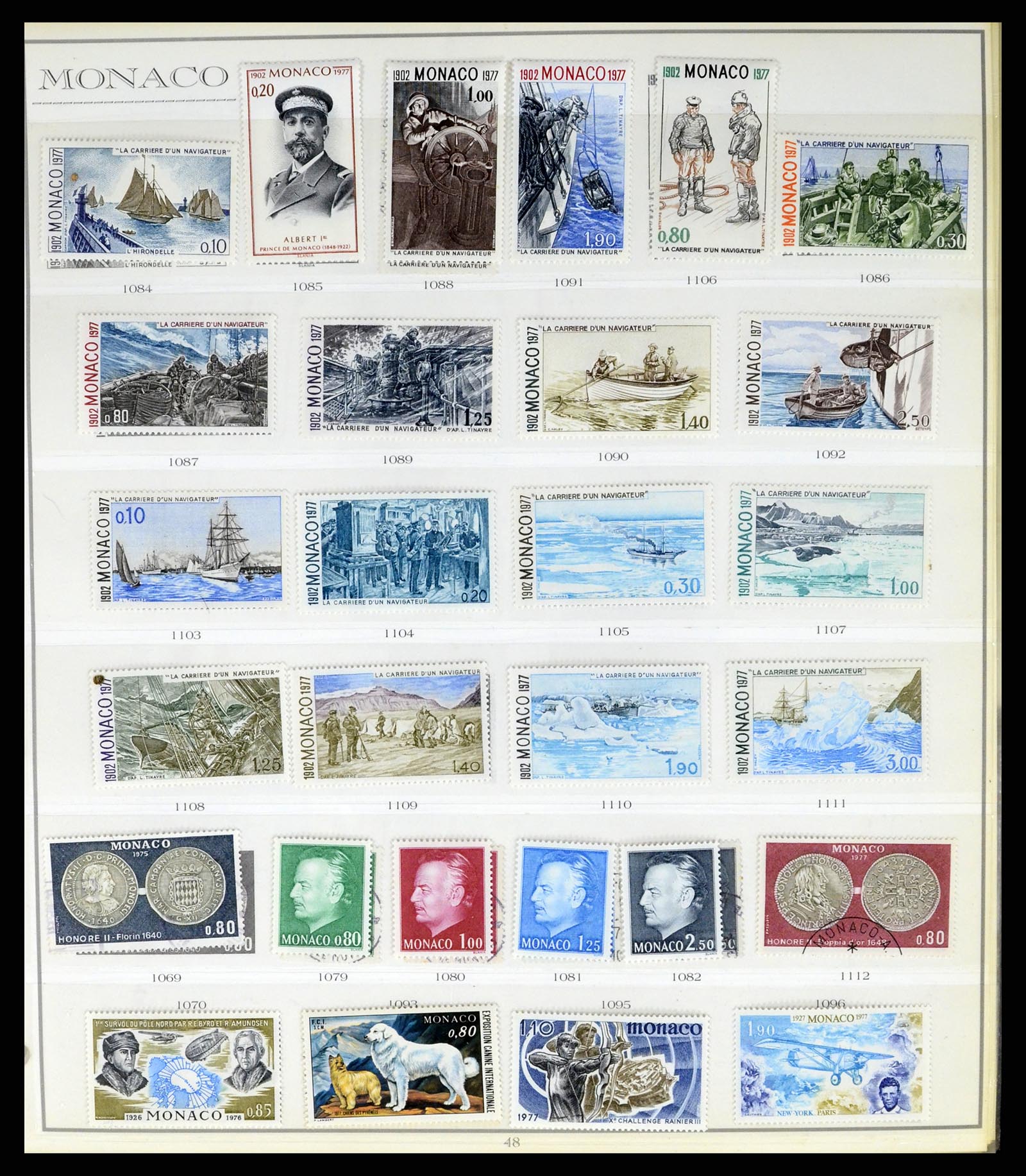 37437 093 - Stamp collection 37437 Monaco 1885-1996.