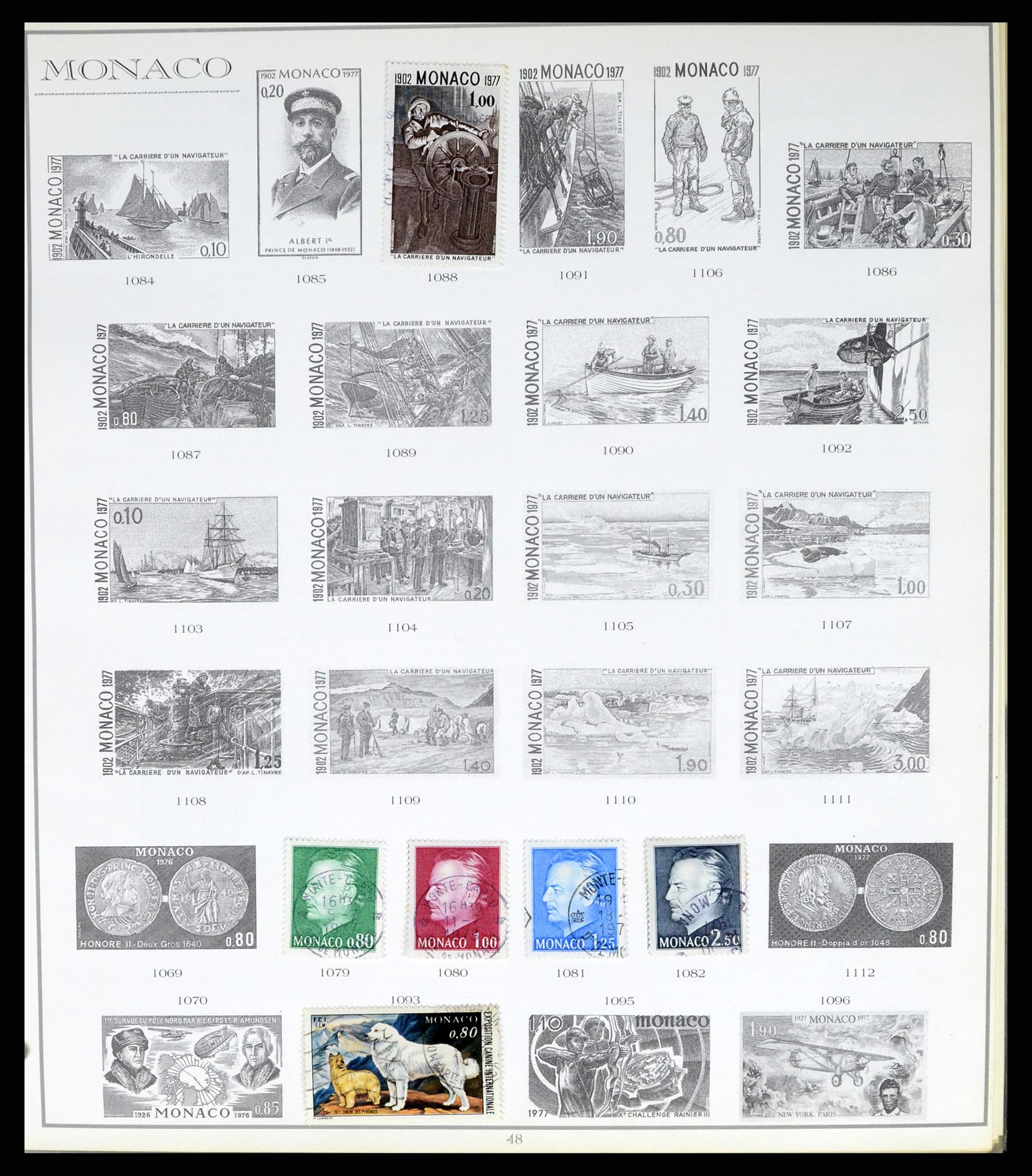 37437 094 - Stamp collection 37437 Monaco 1885-1996.