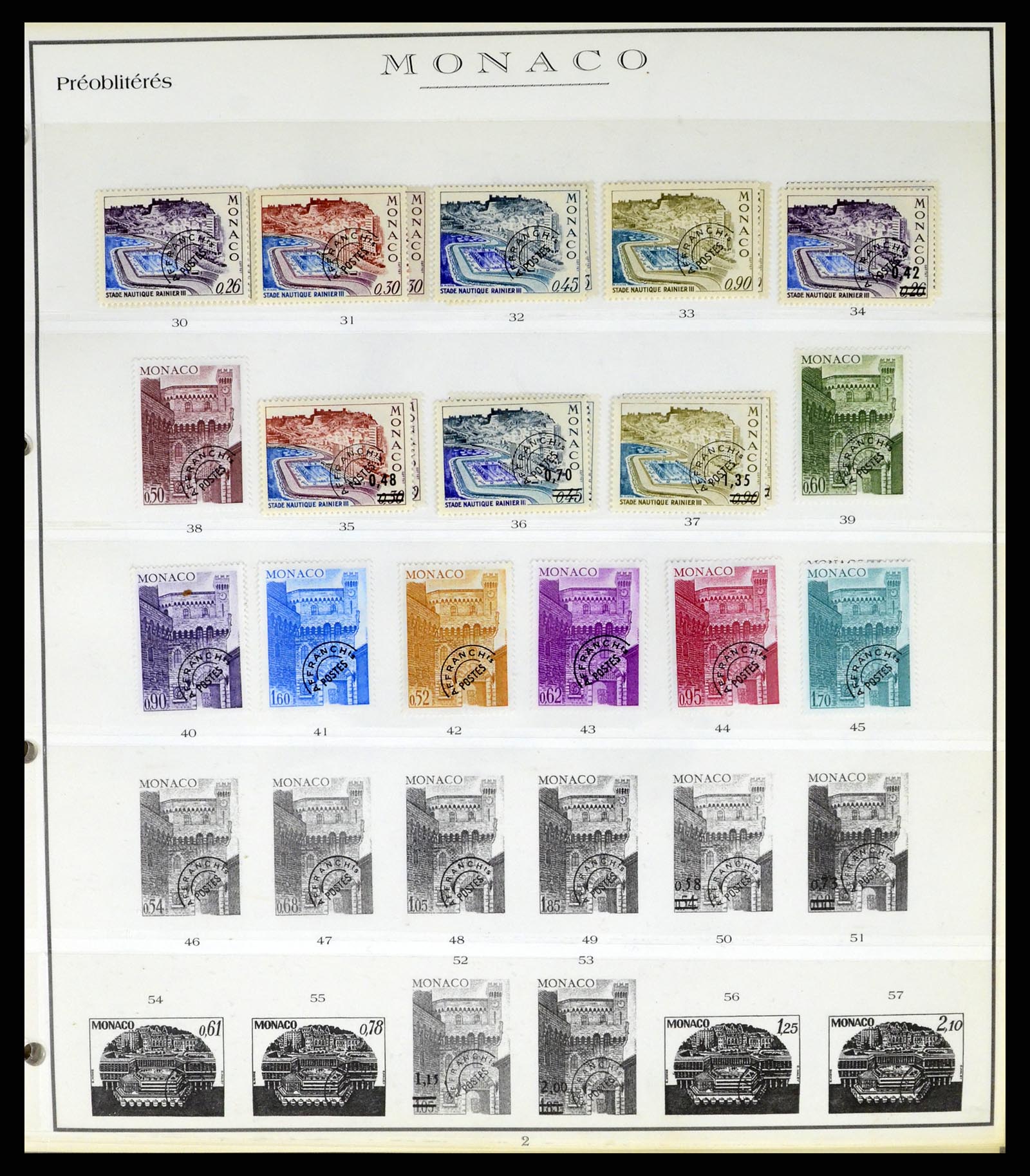 37437 097 - Stamp collection 37437 Monaco 1885-1996.