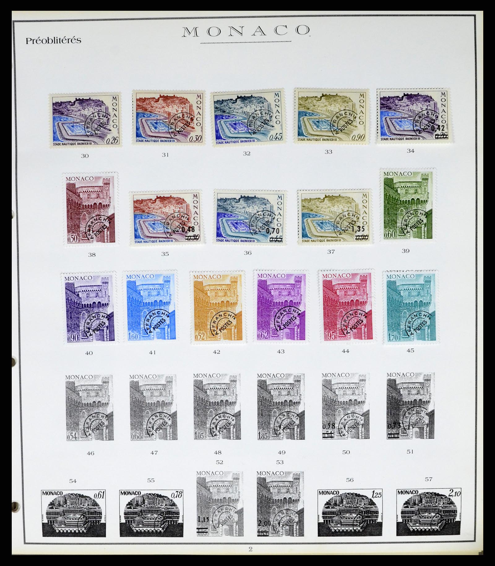 37437 098 - Stamp collection 37437 Monaco 1885-1996.