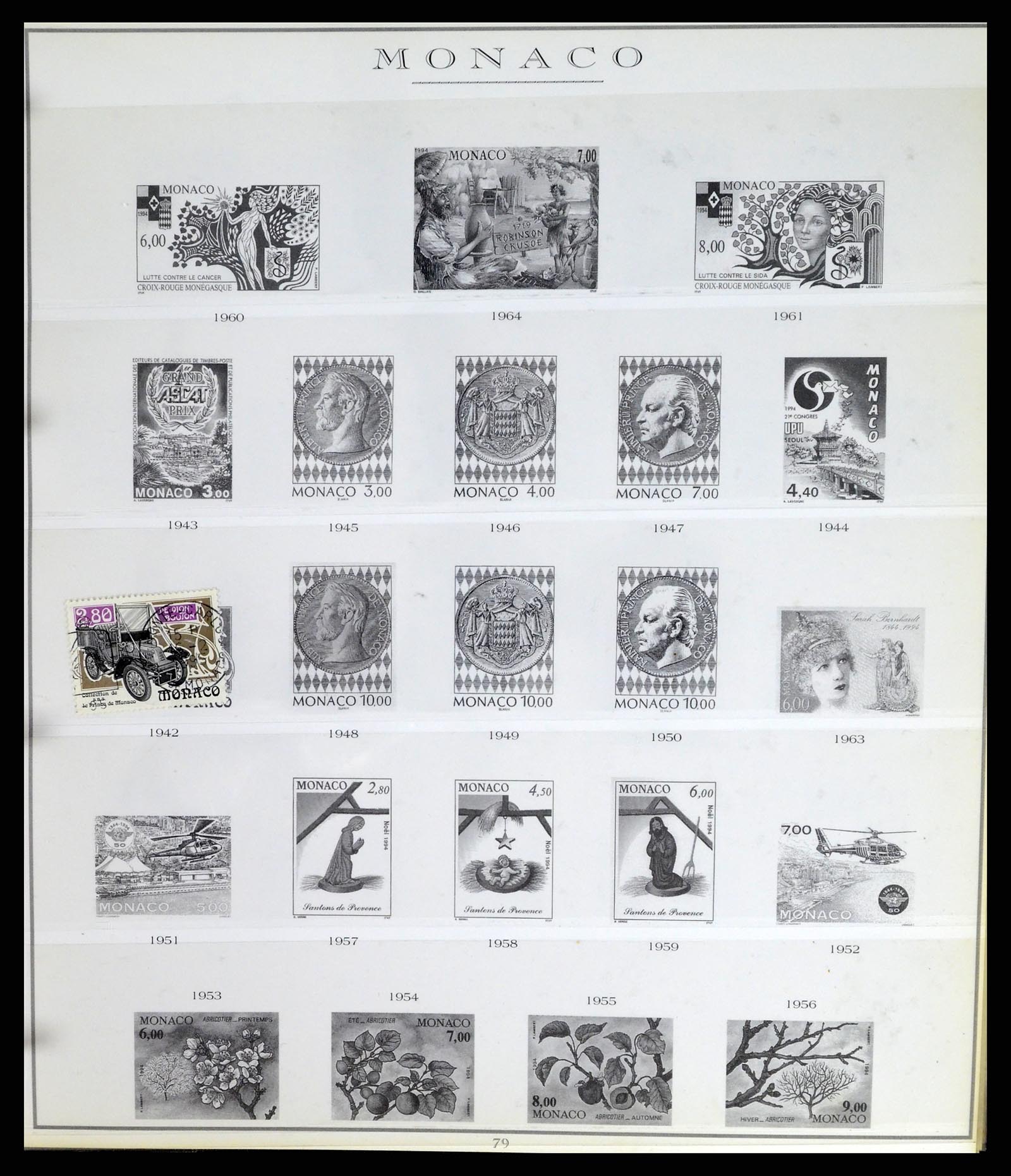 37437 161 - Stamp collection 37437 Monaco 1885-1996.
