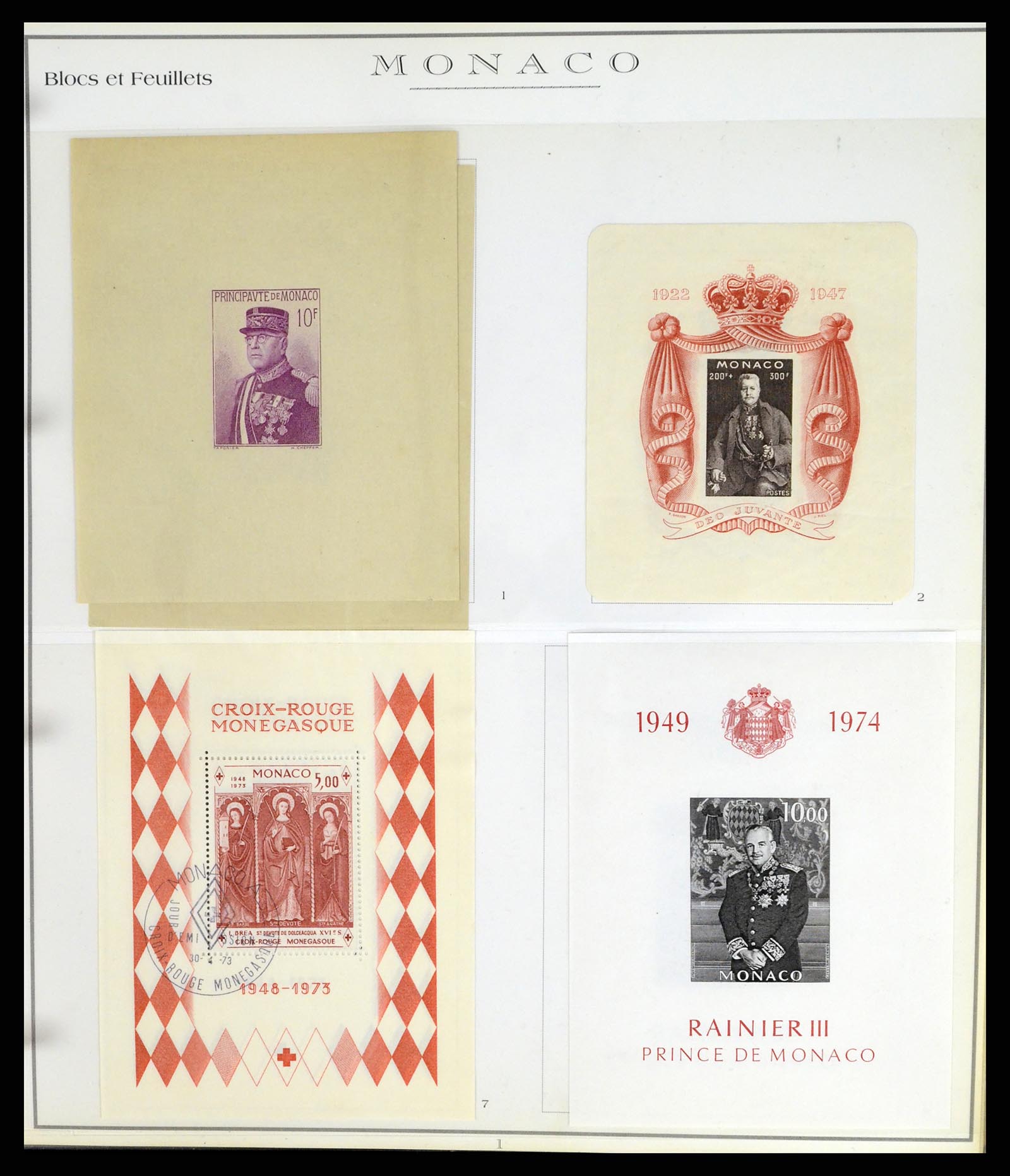 37437 164 - Stamp collection 37437 Monaco 1885-1996.