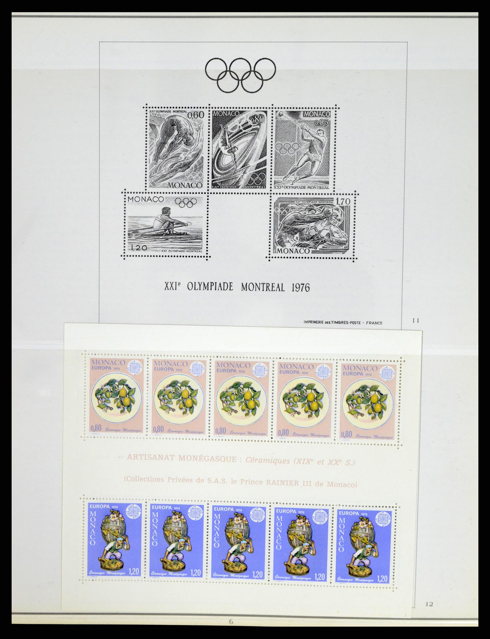 37437 176 - Stamp collection 37437 Monaco 1885-1996.