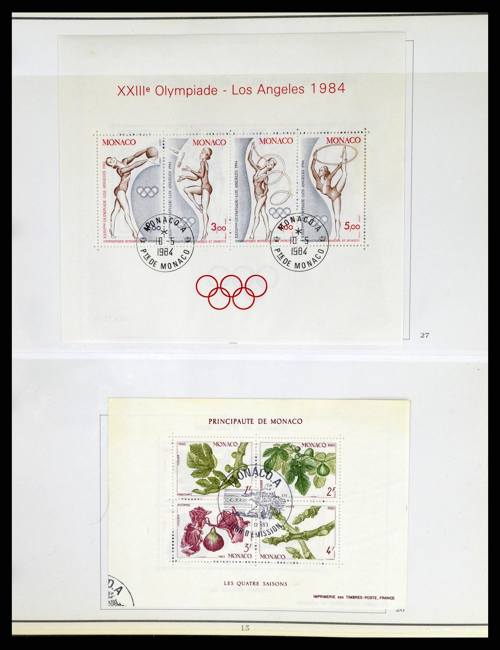 37437 186 - Stamp collection 37437 Monaco 1885-1996.