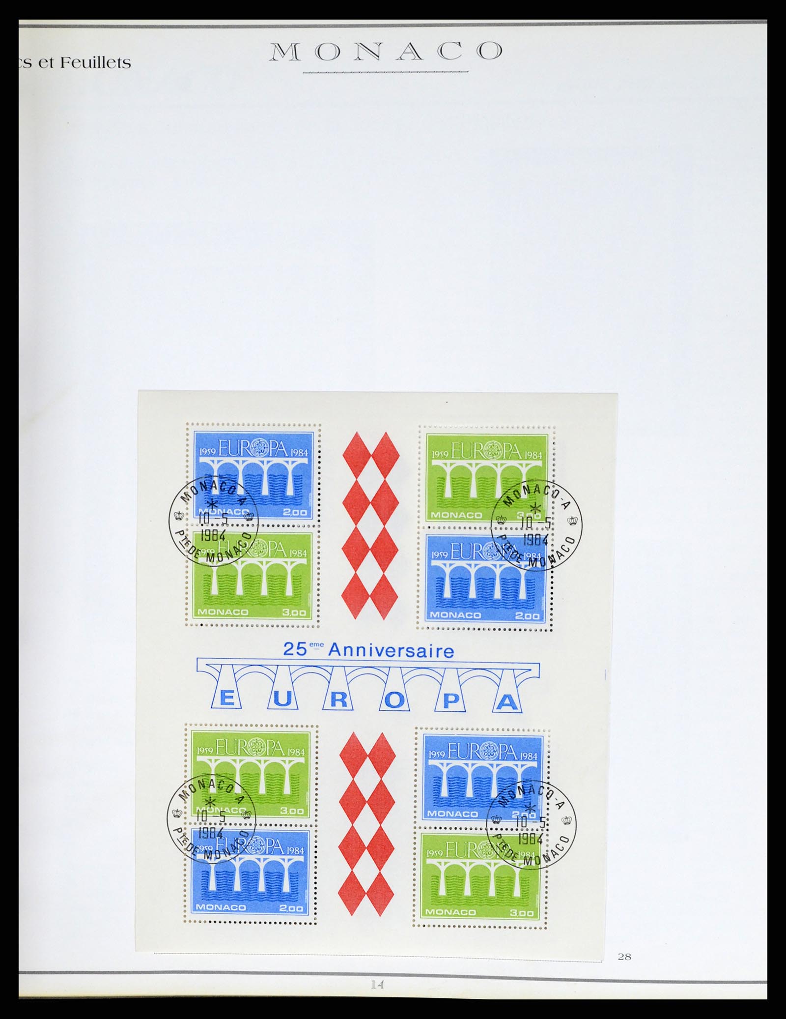 37437 188 - Stamp collection 37437 Monaco 1885-1996.