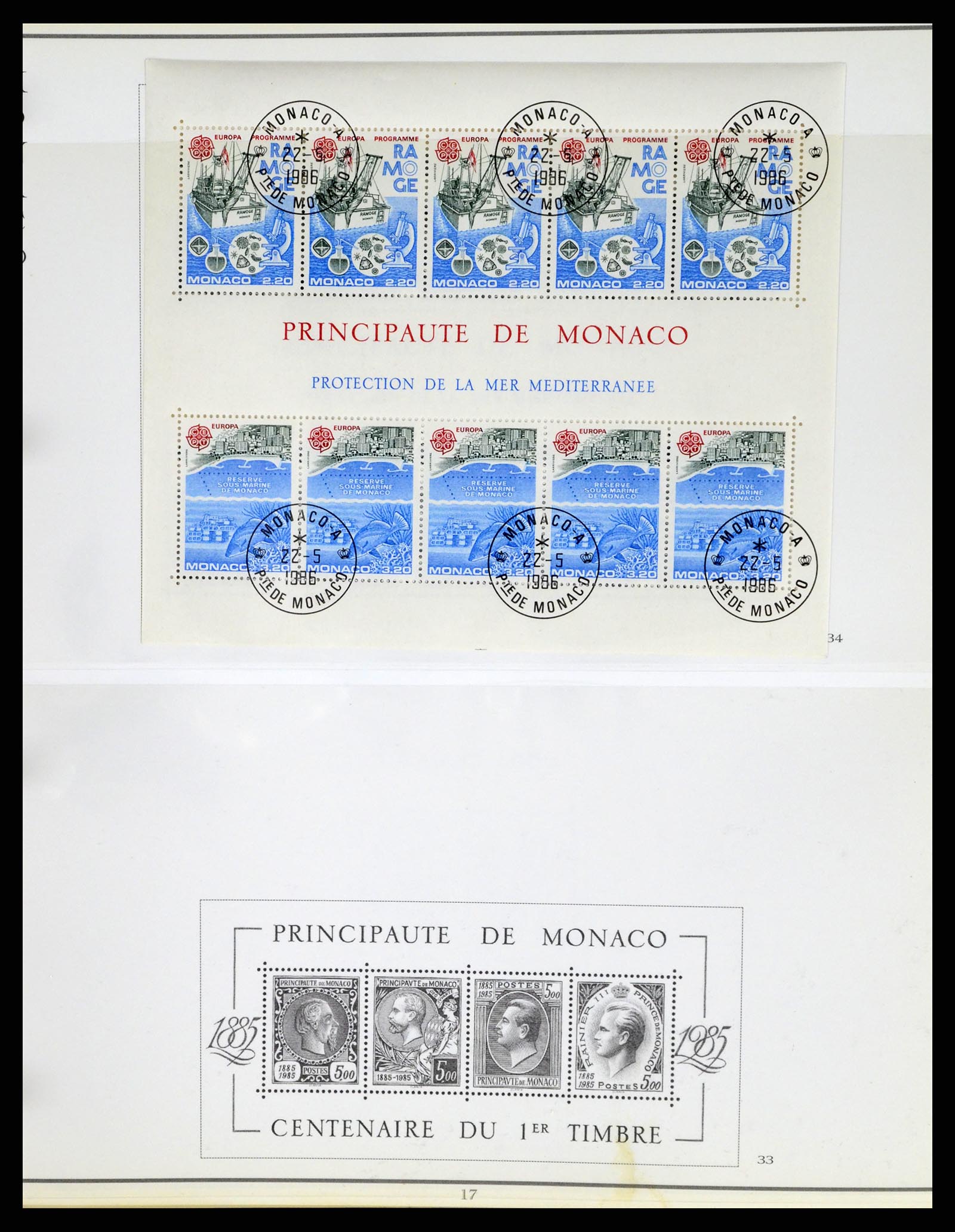 37437 190 - Stamp collection 37437 Monaco 1885-1996.