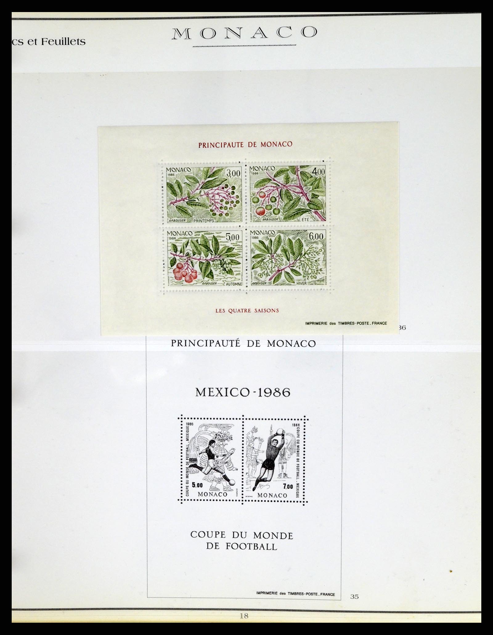 37437 191 - Stamp collection 37437 Monaco 1885-1996.