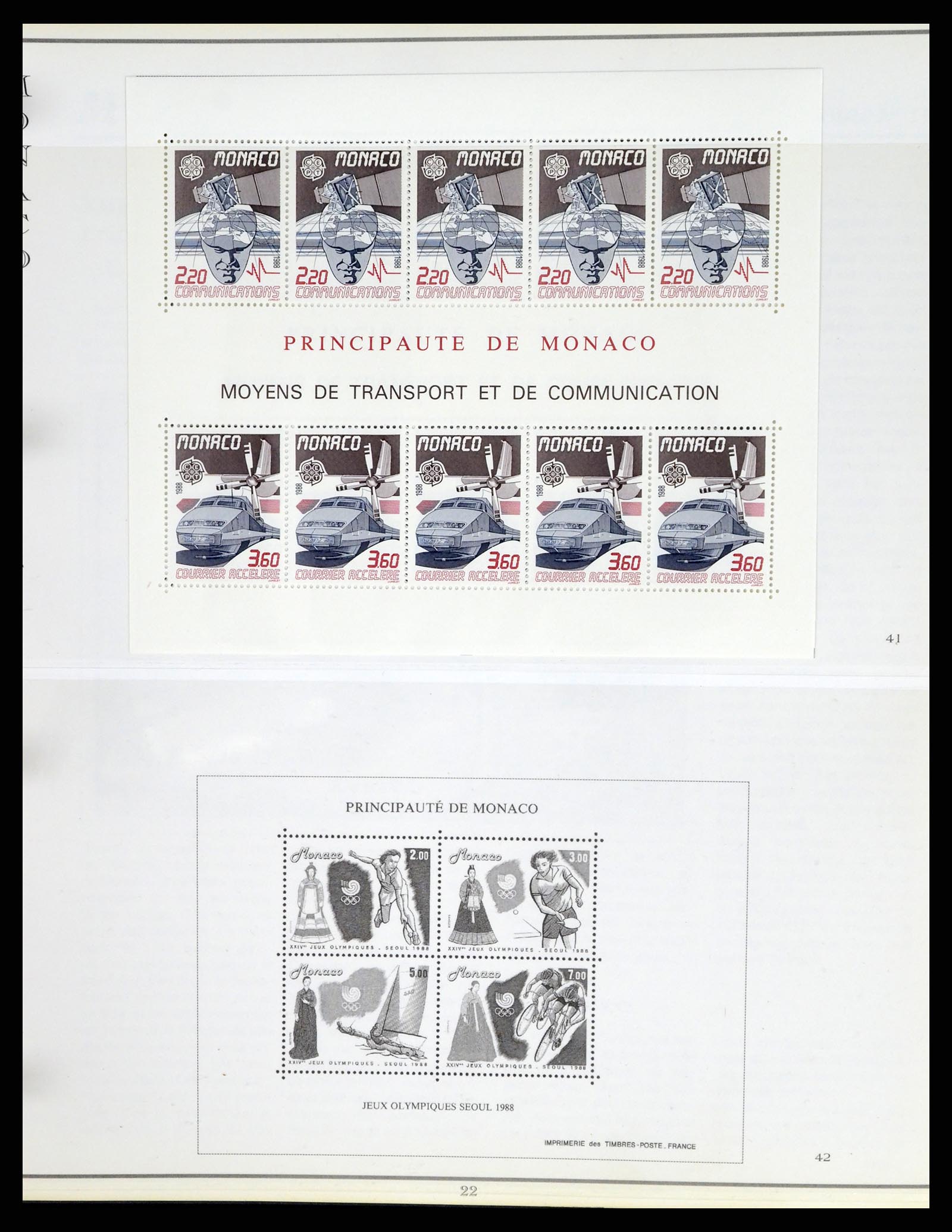 37437 193 - Stamp collection 37437 Monaco 1885-1996.