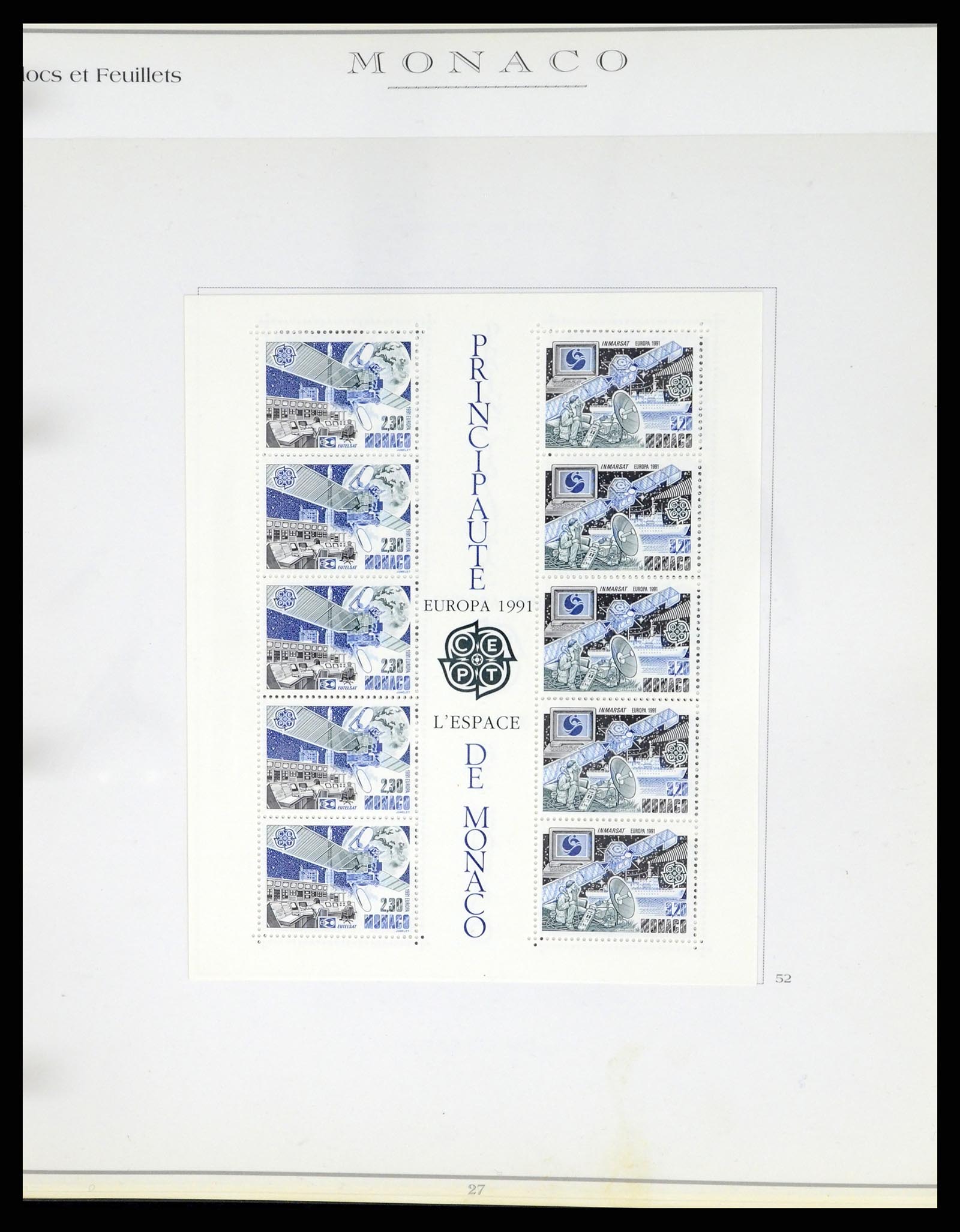 37437 195 - Stamp collection 37437 Monaco 1885-1996.
