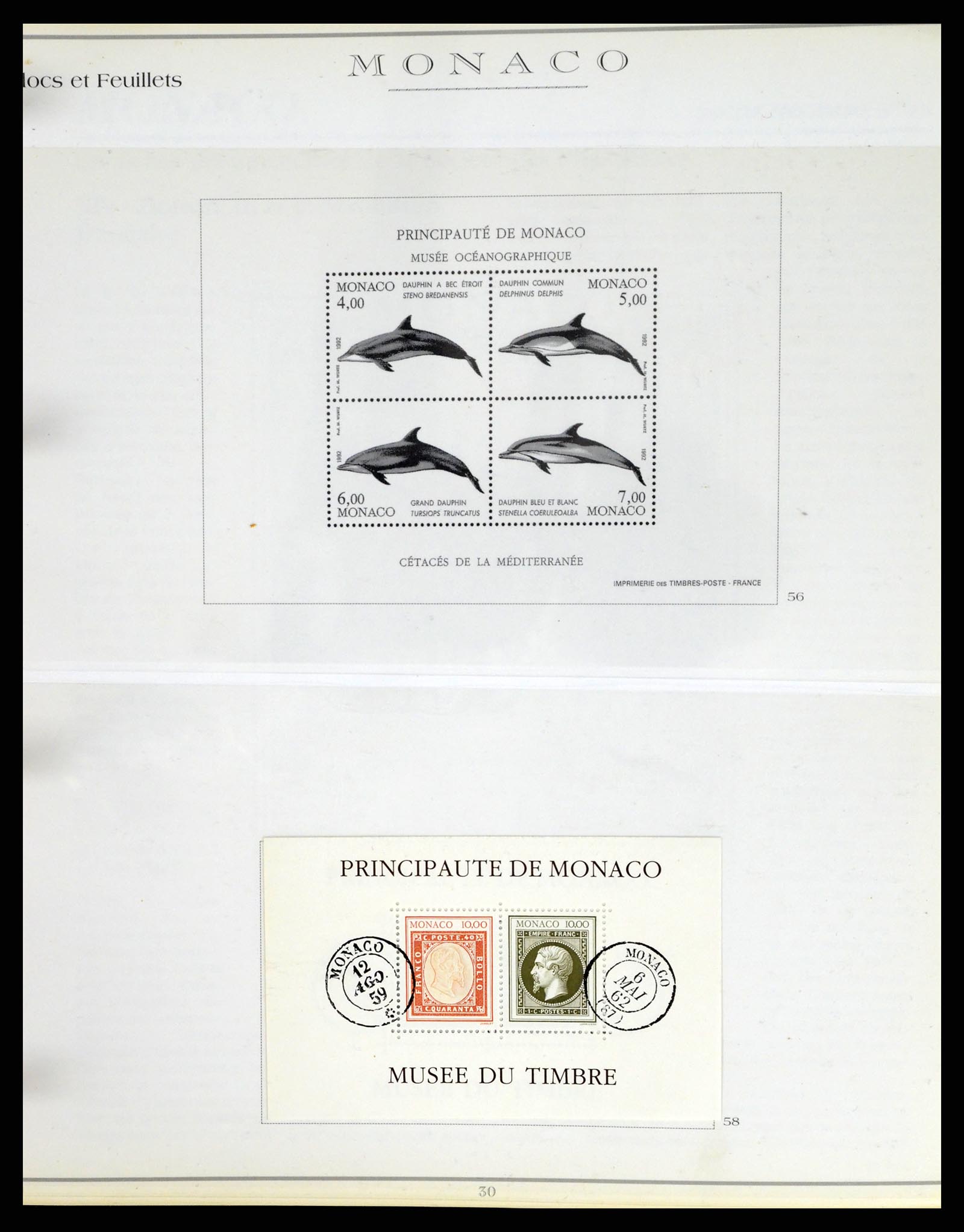 37437 196 - Stamp collection 37437 Monaco 1885-1996.