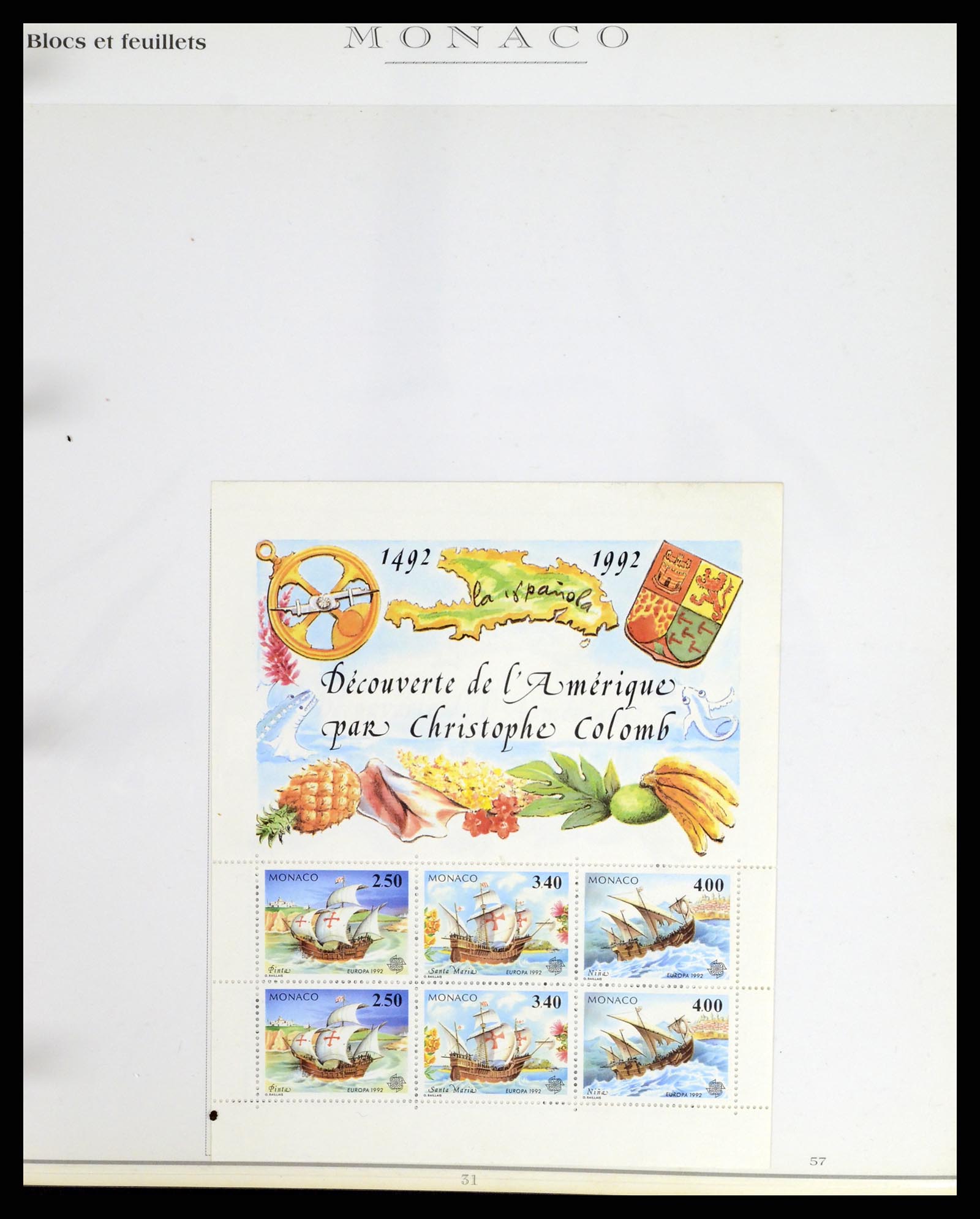 37437 198 - Stamp collection 37437 Monaco 1885-1996.