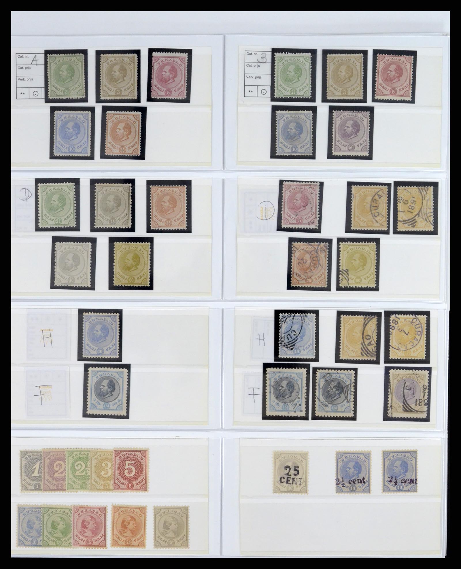 37442 001 - Postzegelverzameling 37442 Overzeese Gebiedsdelen 1864-1949.
