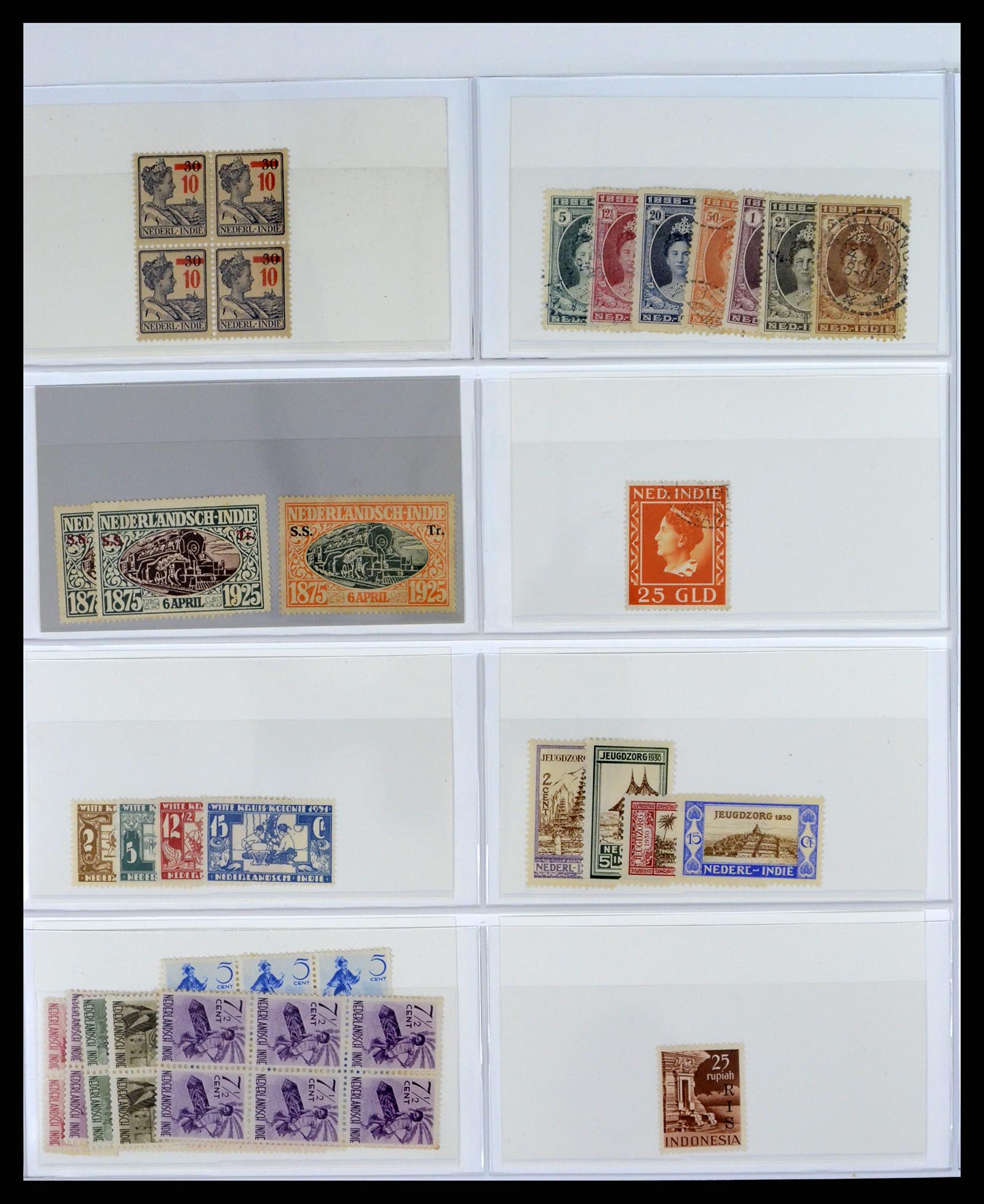 37442 006 - Postzegelverzameling 37442 Overzeese Gebiedsdelen 1864-1949.
