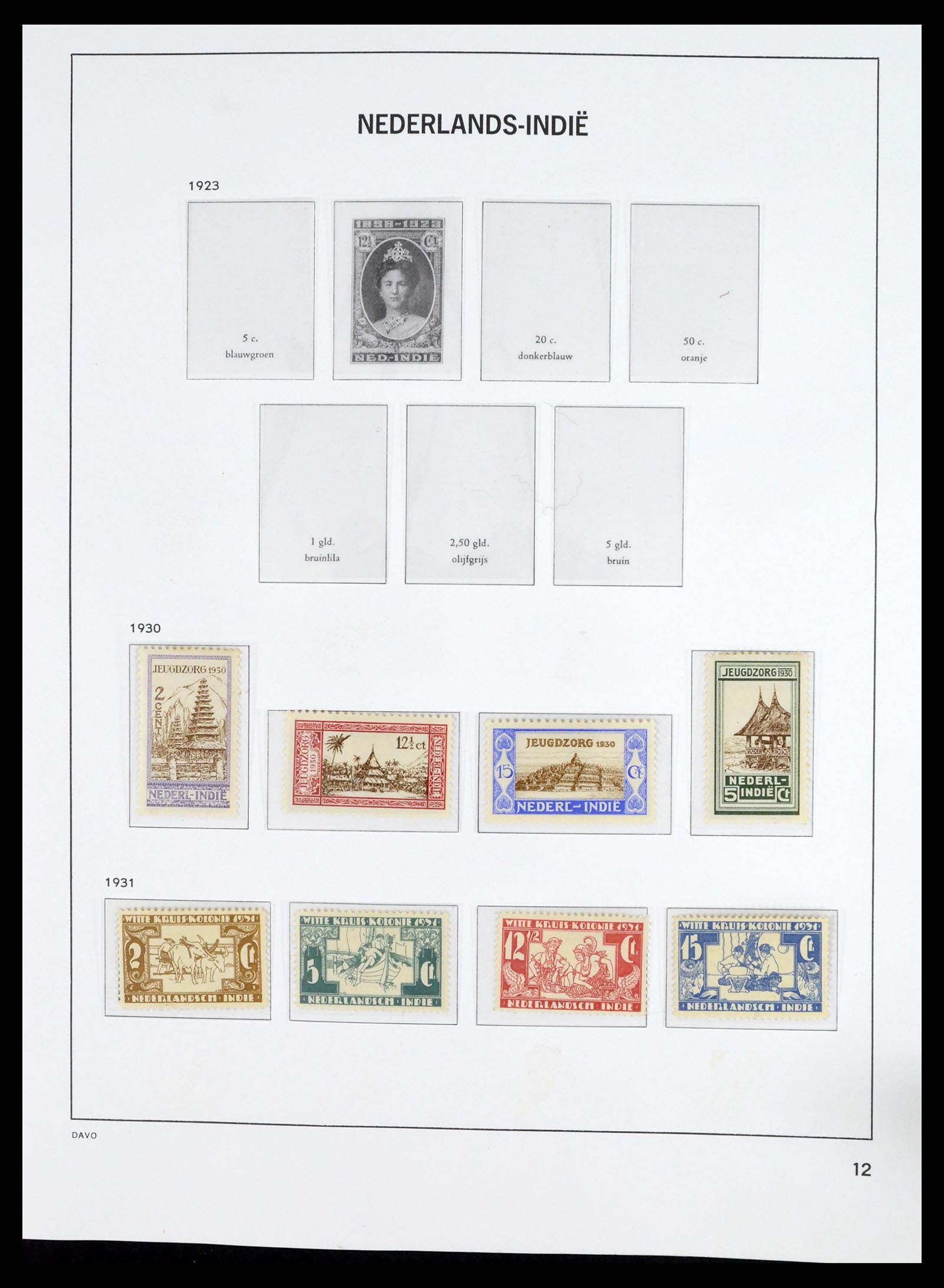37453 011 - Postzegelverzameling 37453 Overzeese Gebiedsdelen 1873-1988.
