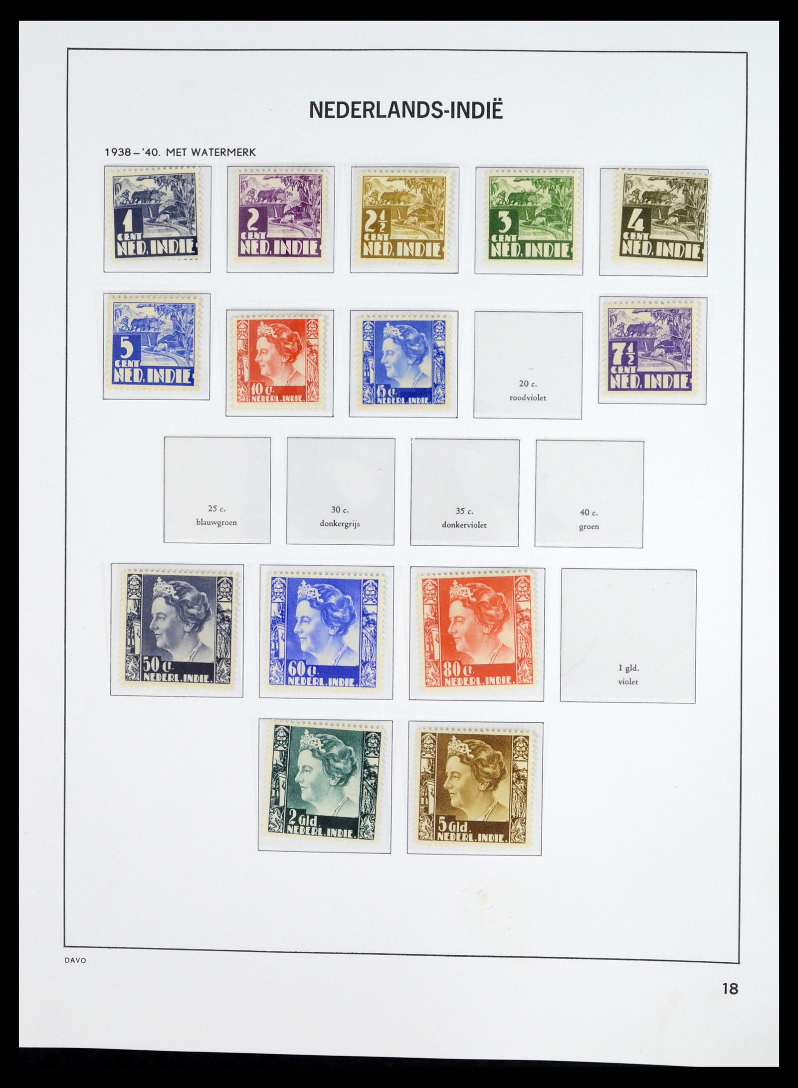 37453 017 - Stamp collection 37453 Dutch territories 1873-1988.