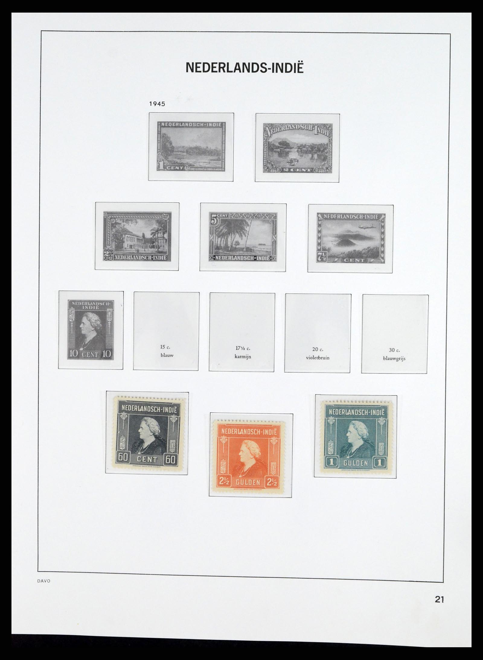 37453 019 - Stamp collection 37453 Dutch territories 1873-1988.