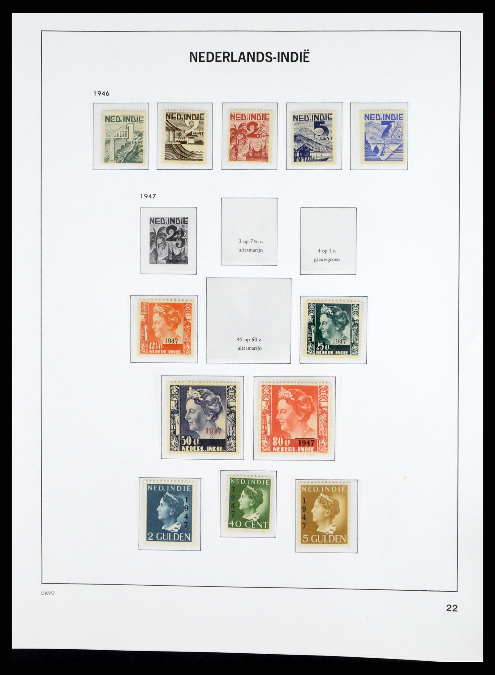37453 020 - Postzegelverzameling 37453 Overzeese Gebiedsdelen 1873-1988.