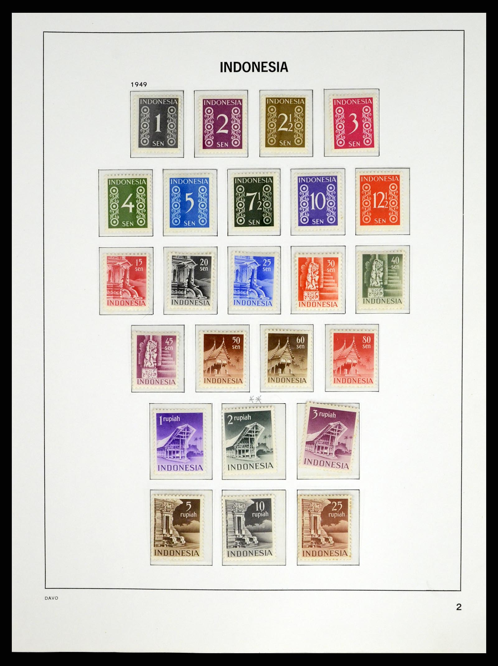 37453 028 - Stamp collection 37453 Dutch territories 1873-1988.