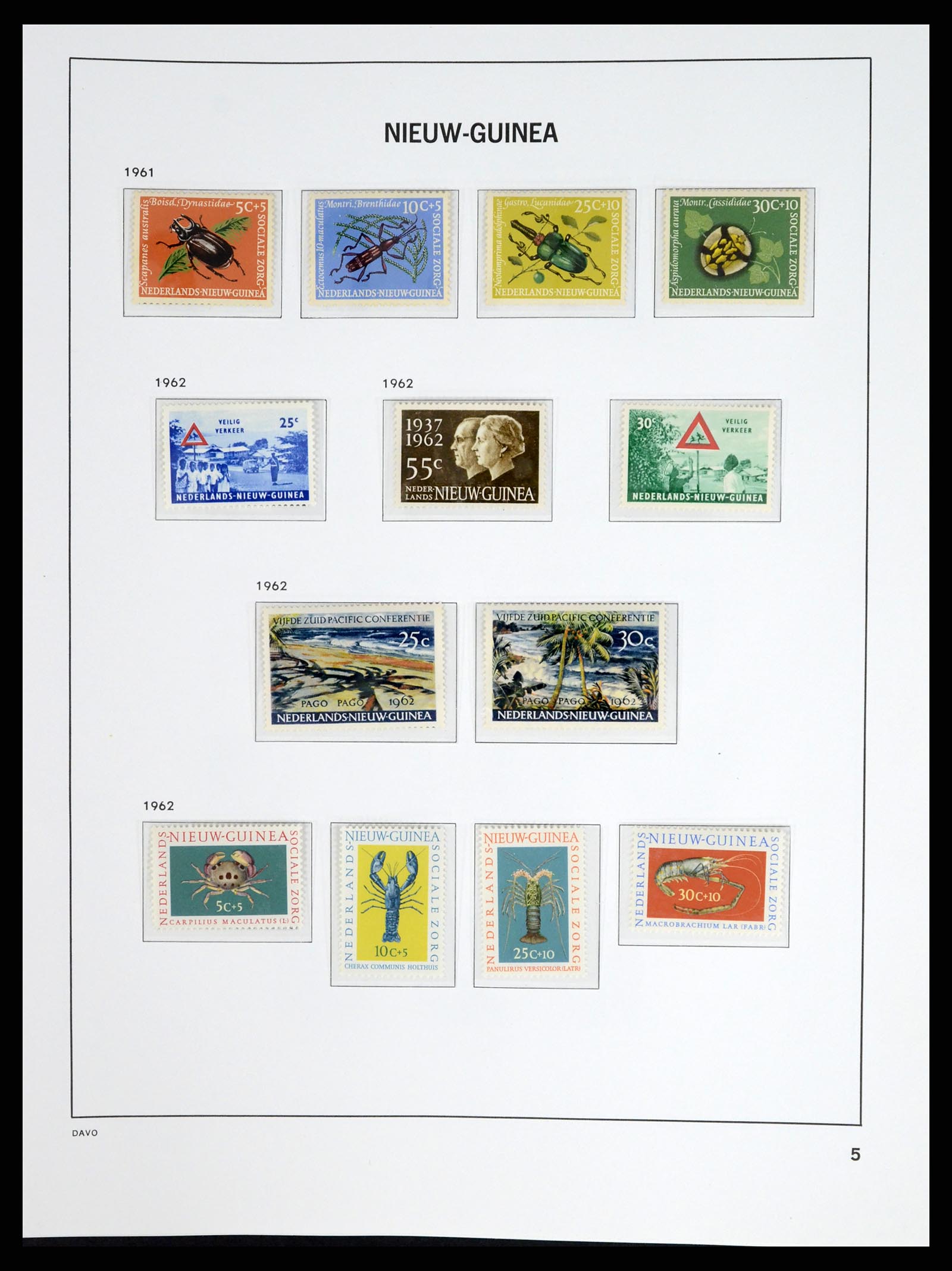 37453 034 - Stamp collection 37453 Dutch territories 1873-1988.
