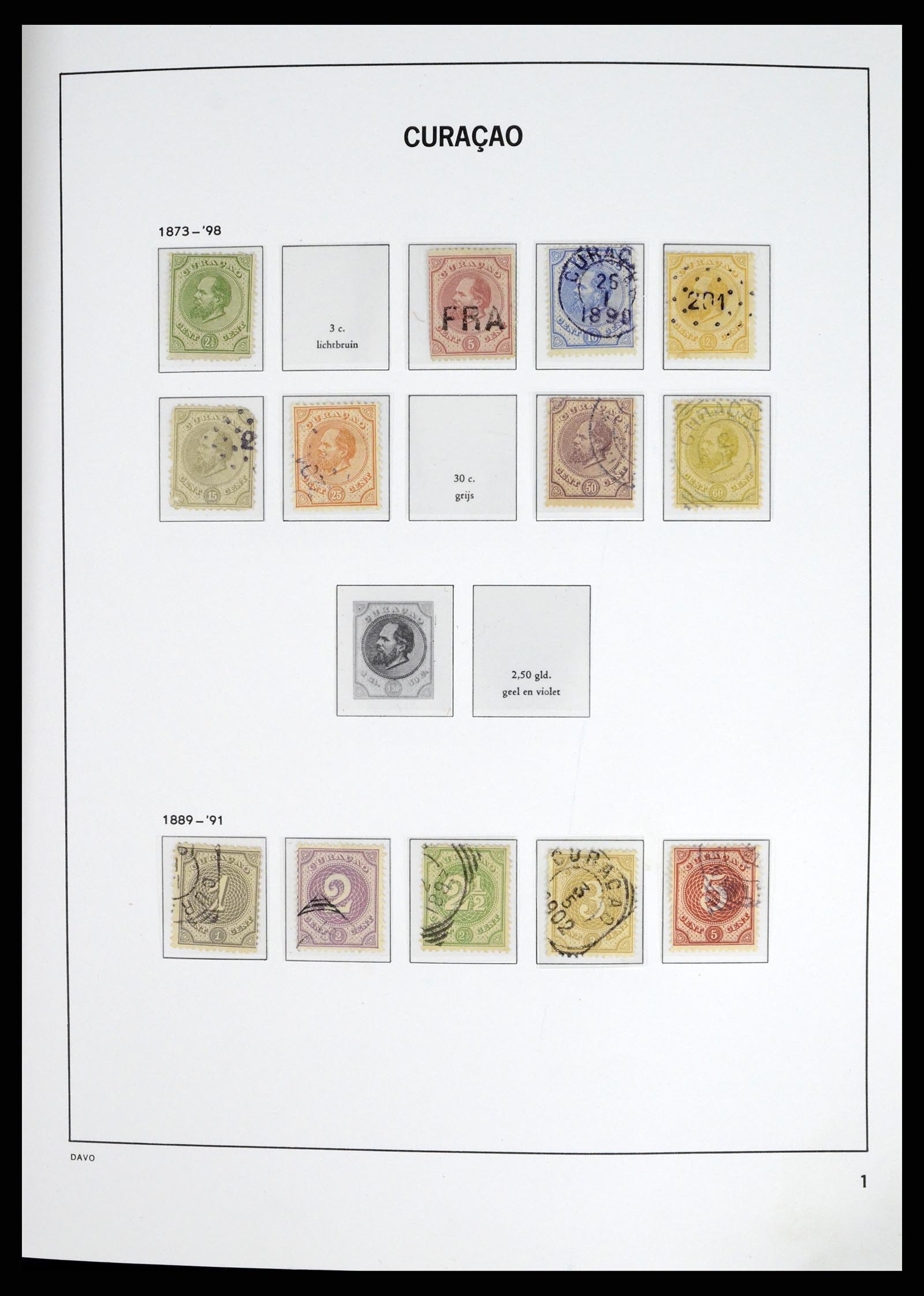 37453 037 - Postzegelverzameling 37453 Overzeese Gebiedsdelen 1873-1988.