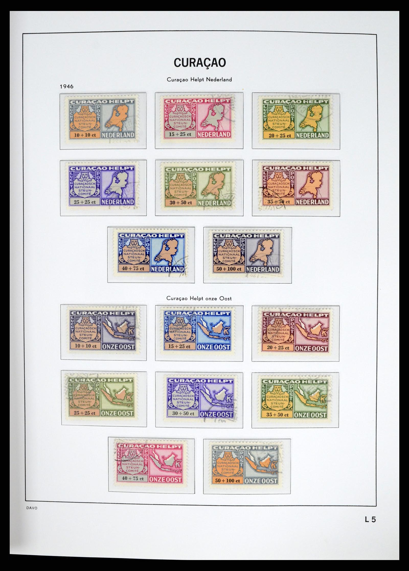 37453 053 - Stamp collection 37453 Dutch territories 1873-1988.