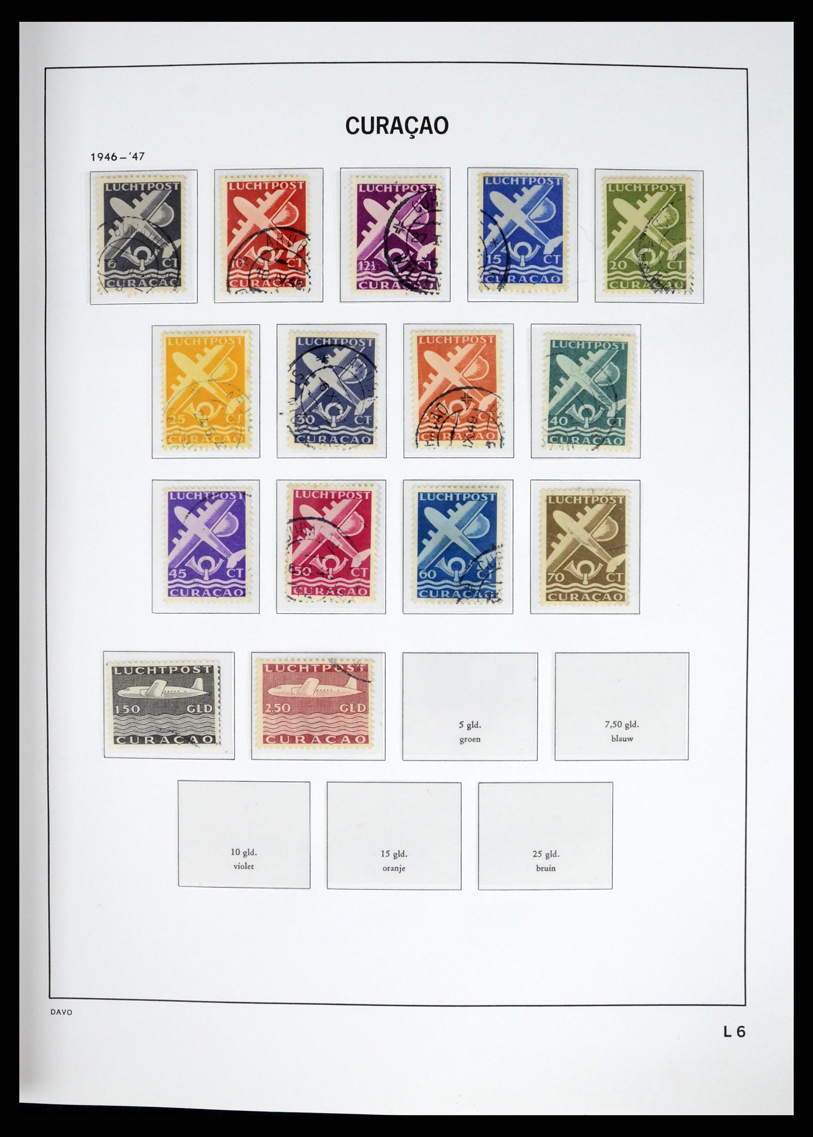 37453 054 - Stamp collection 37453 Dutch territories 1873-1988.