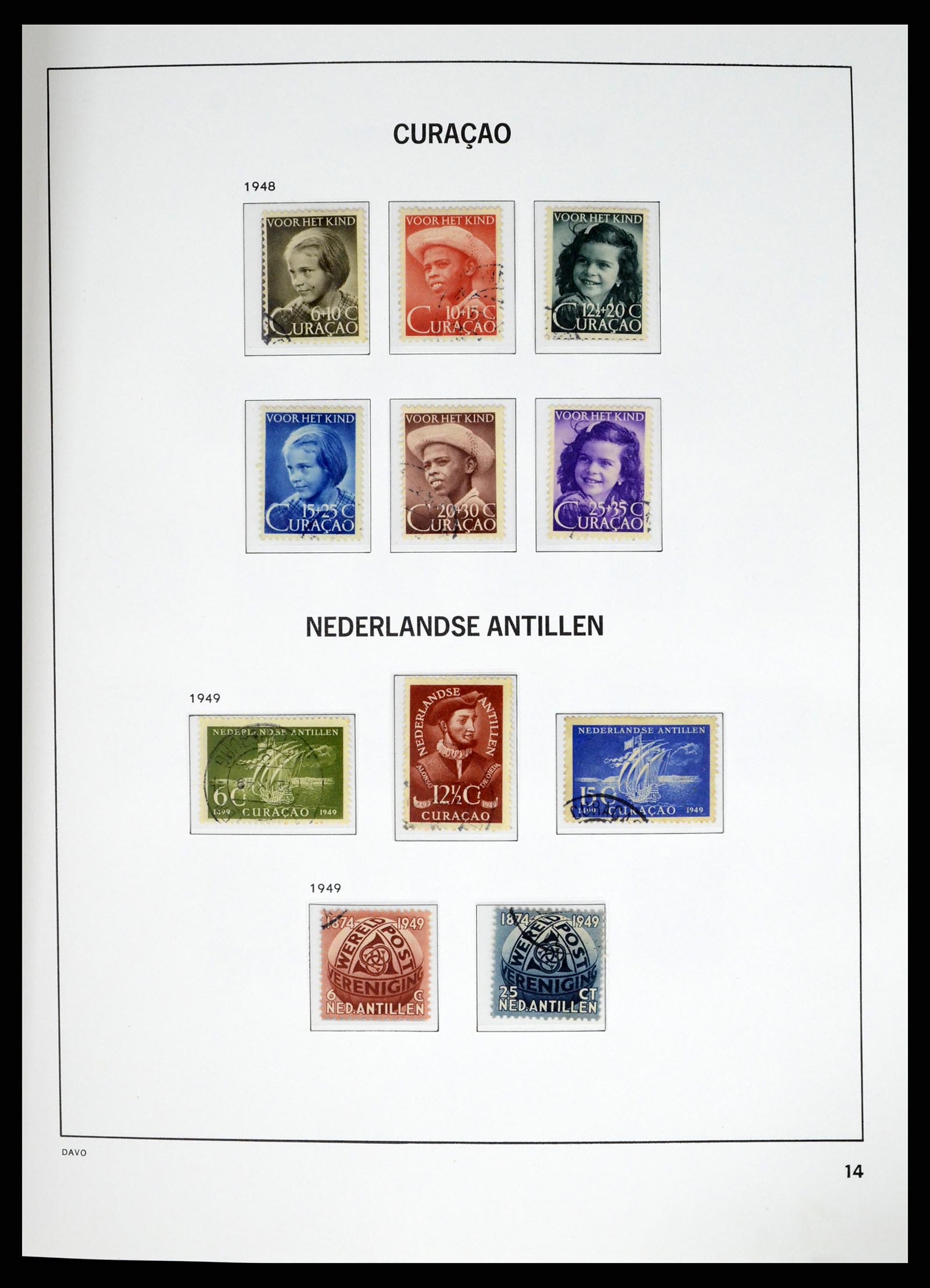 37453 058 - Stamp collection 37453 Dutch territories 1873-1988.