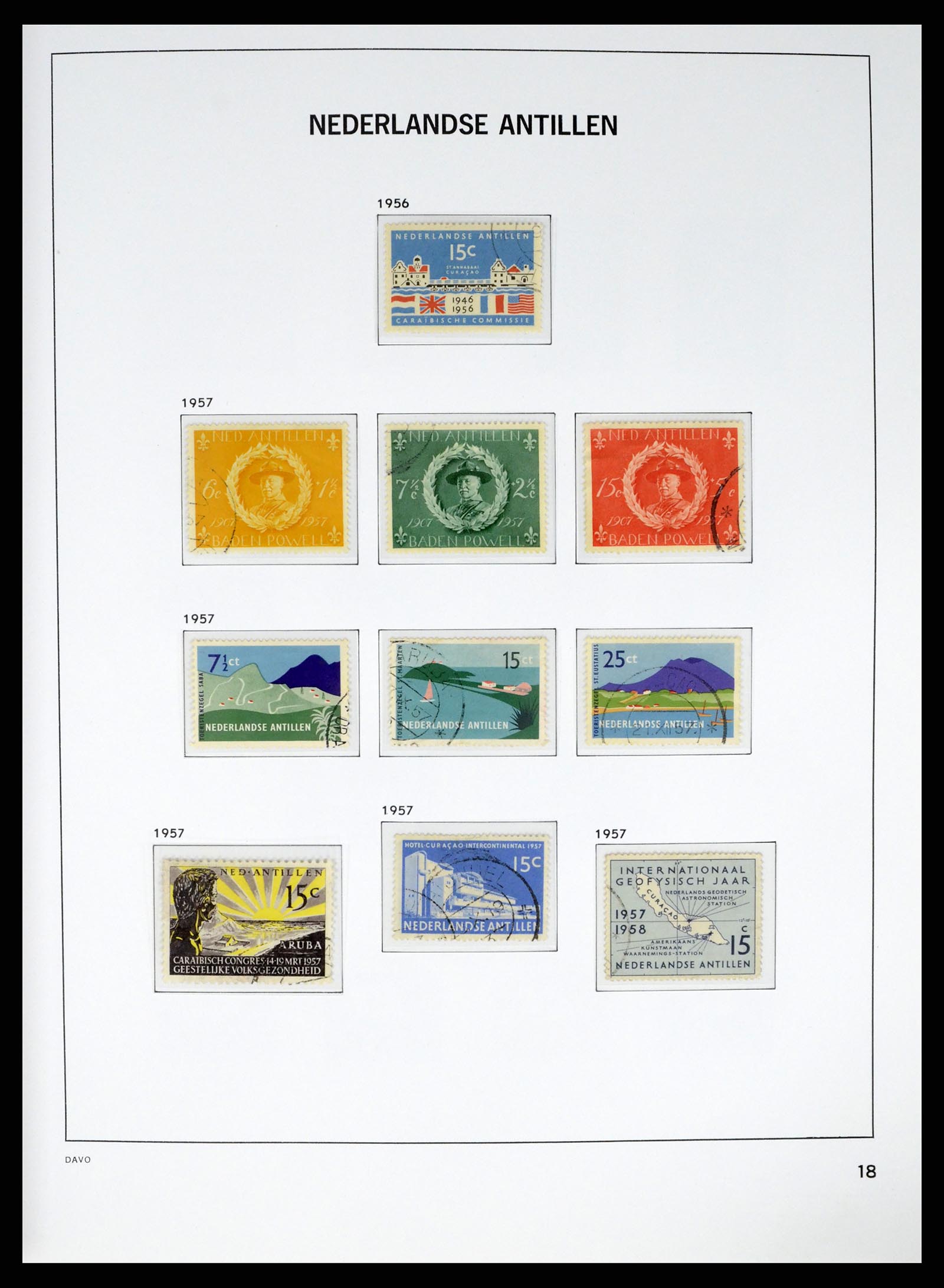 37453 062 - Postzegelverzameling 37453 Overzeese Gebiedsdelen 1873-1988.
