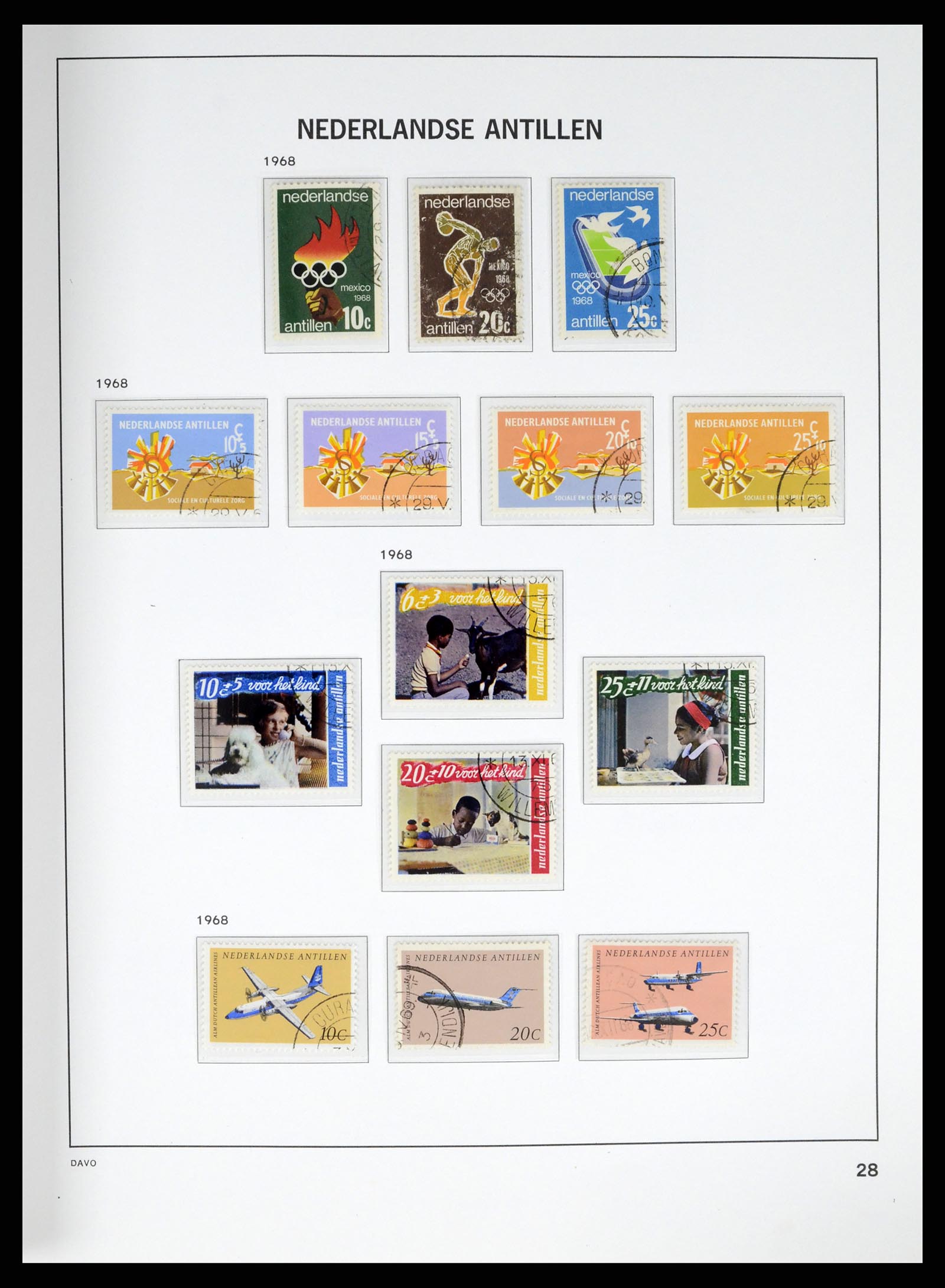 37453 072 - Postzegelverzameling 37453 Overzeese Gebiedsdelen 1873-1988.