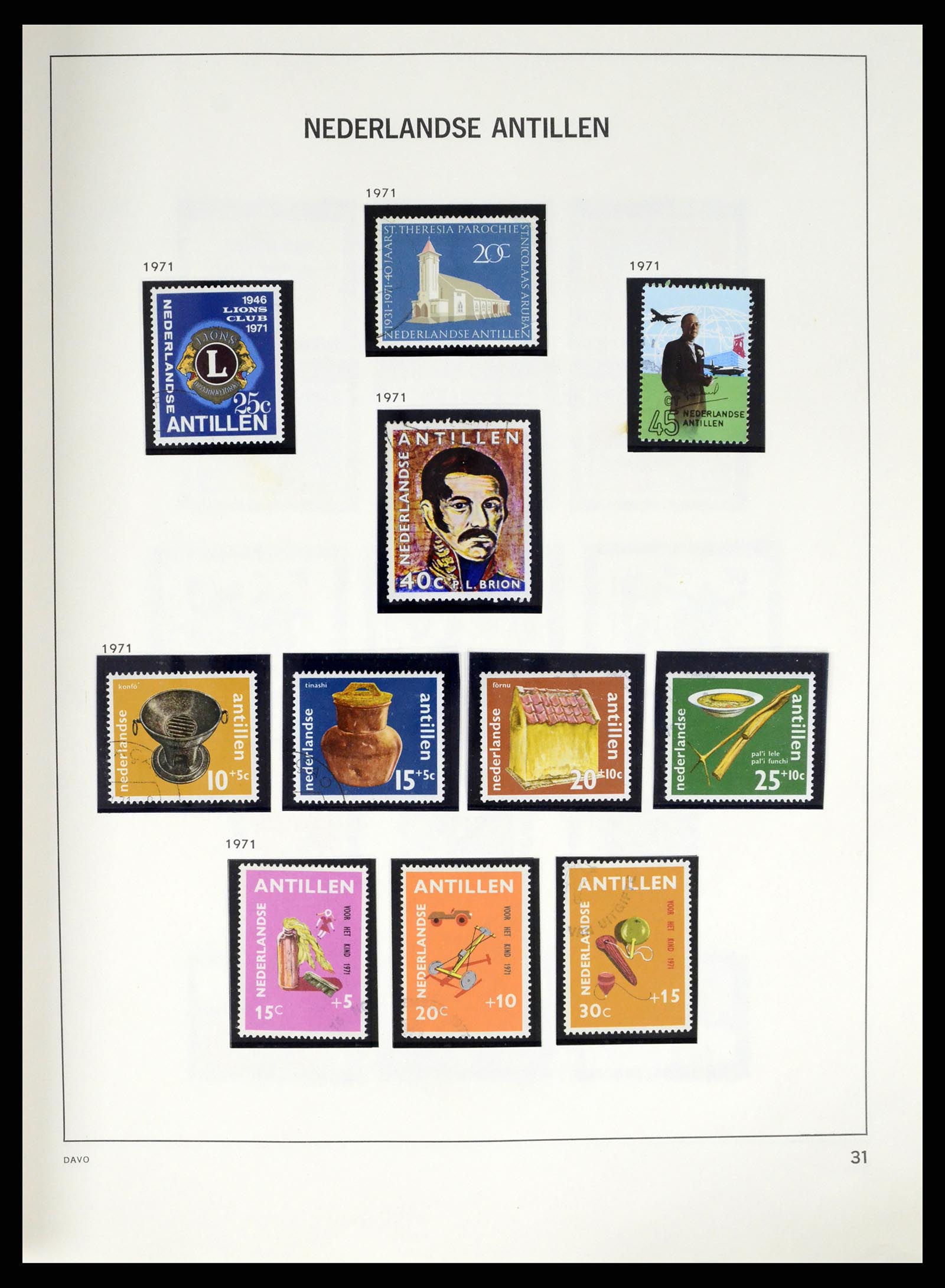 37453 075 - Postzegelverzameling 37453 Overzeese Gebiedsdelen 1873-1988.