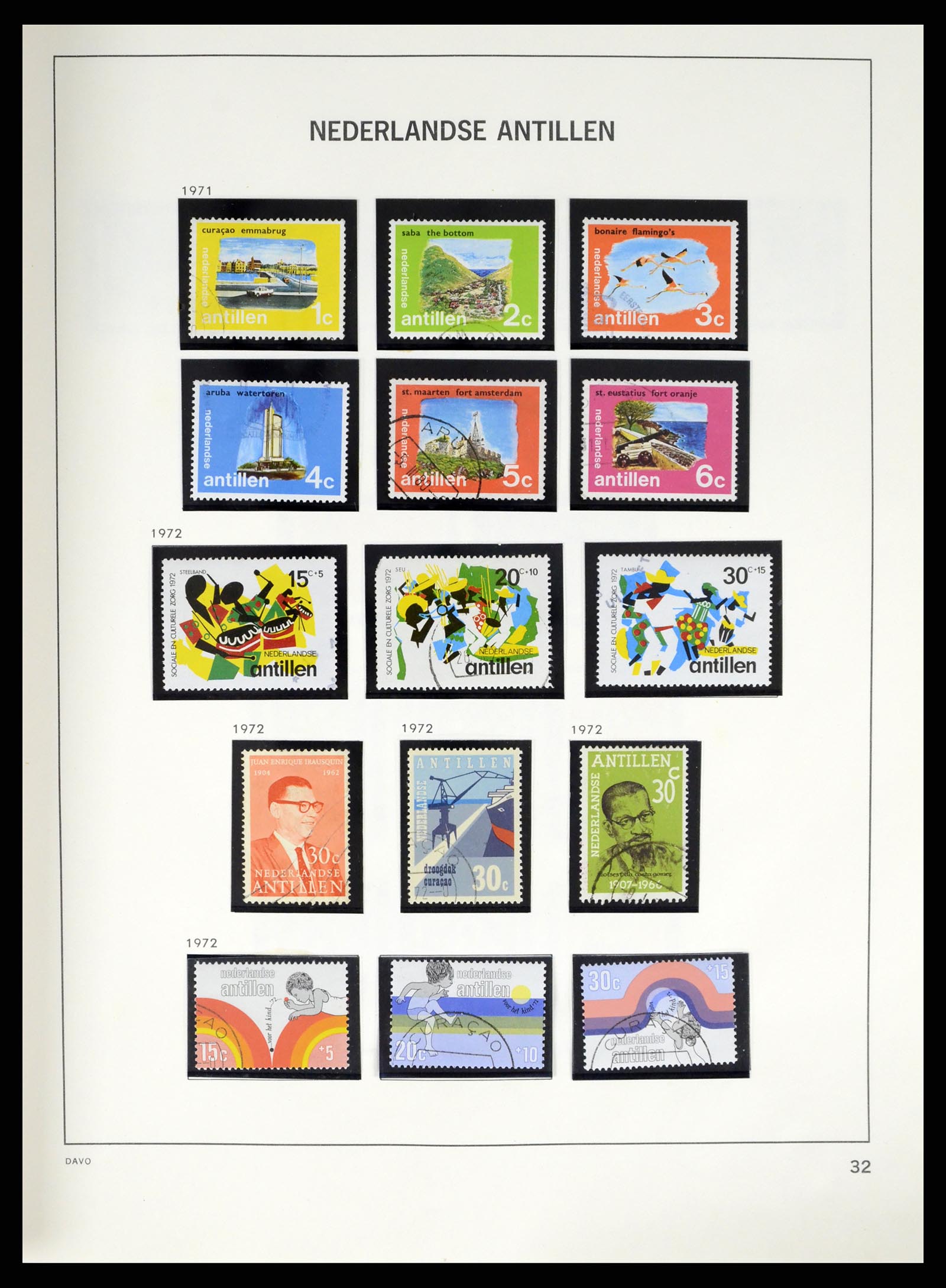 37453 076 - Postzegelverzameling 37453 Overzeese Gebiedsdelen 1873-1988.