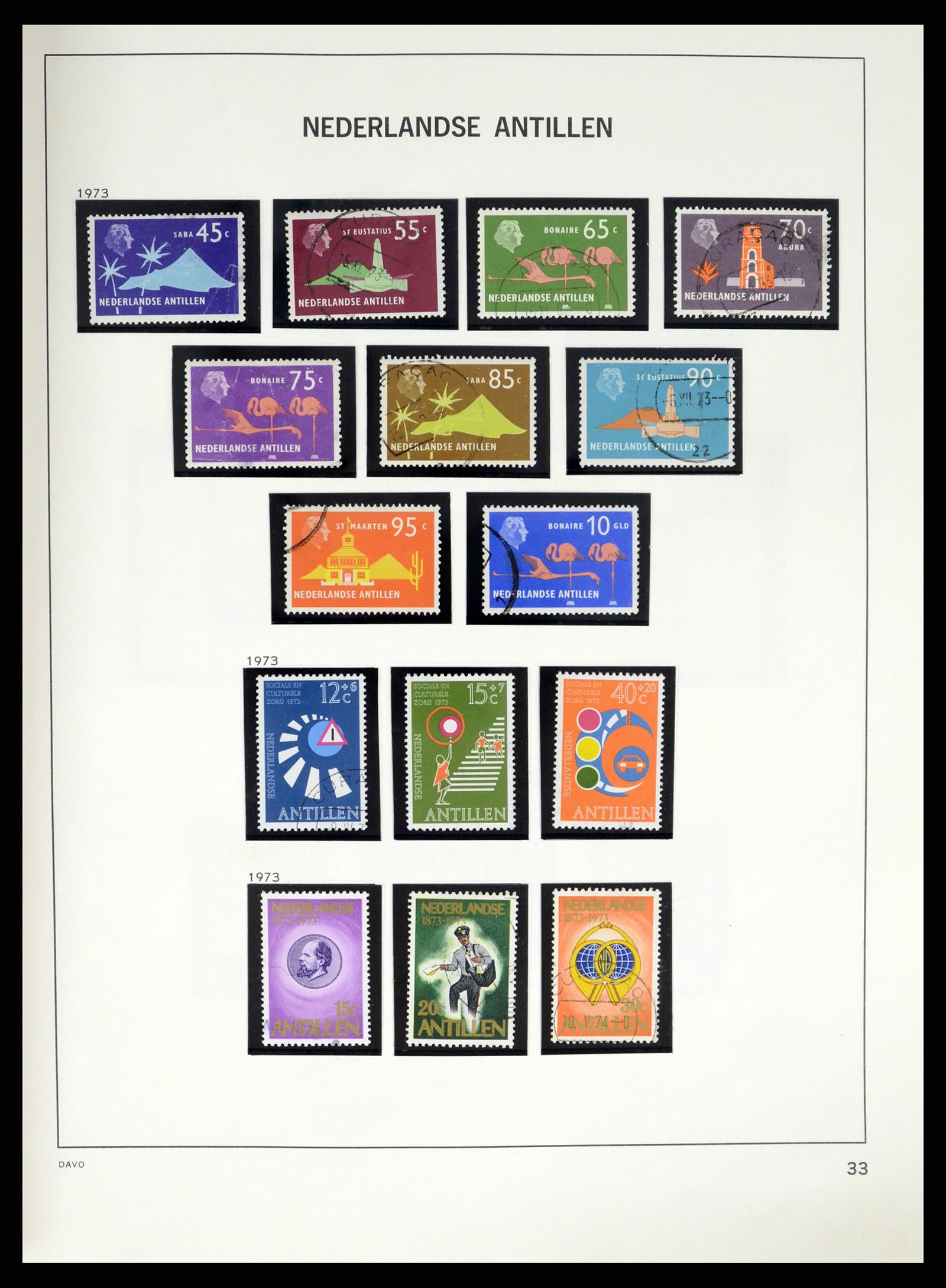 37453 077 - Postzegelverzameling 37453 Overzeese Gebiedsdelen 1873-1988.