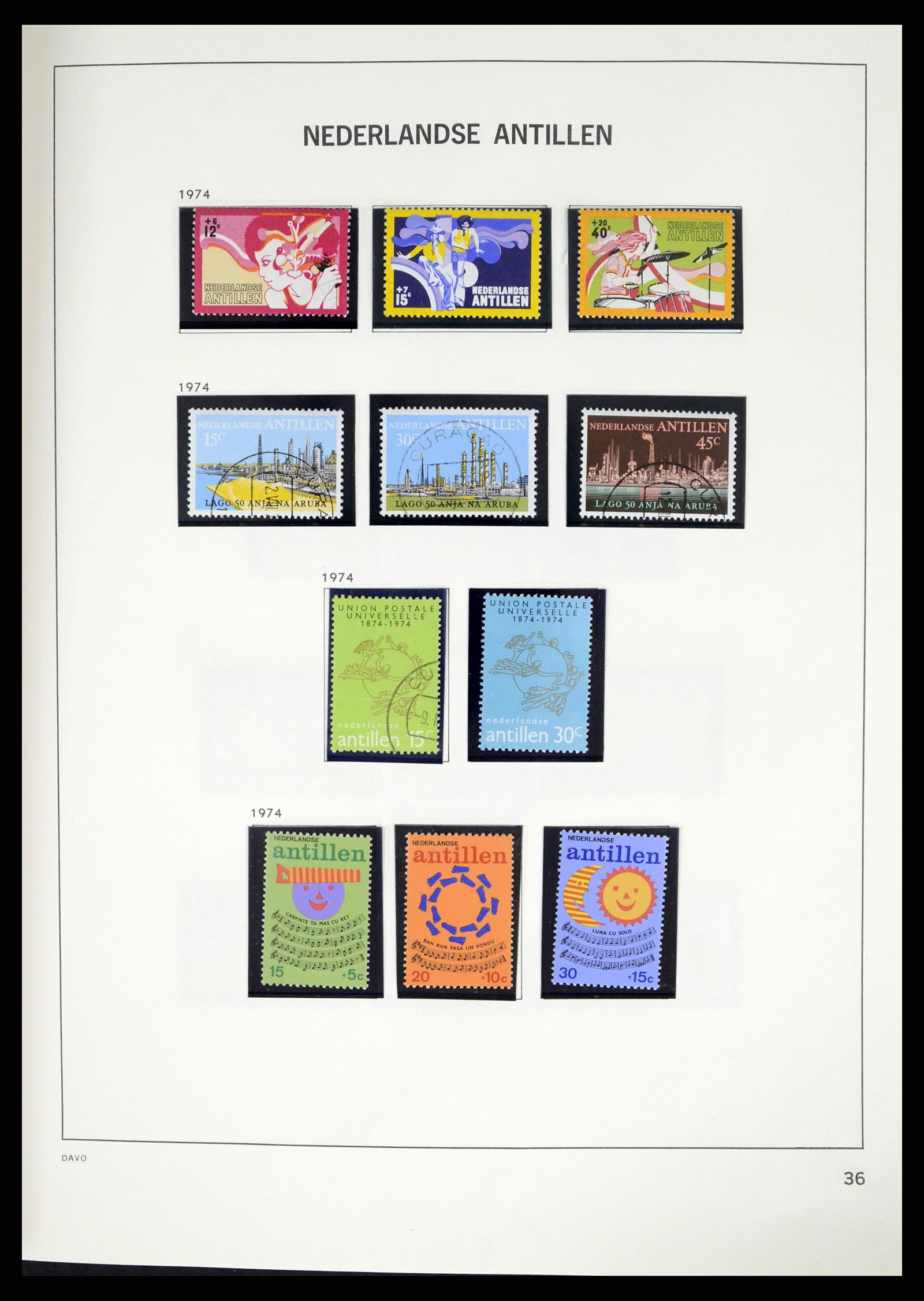 37453 080 - Postzegelverzameling 37453 Overzeese Gebiedsdelen 1873-1988.