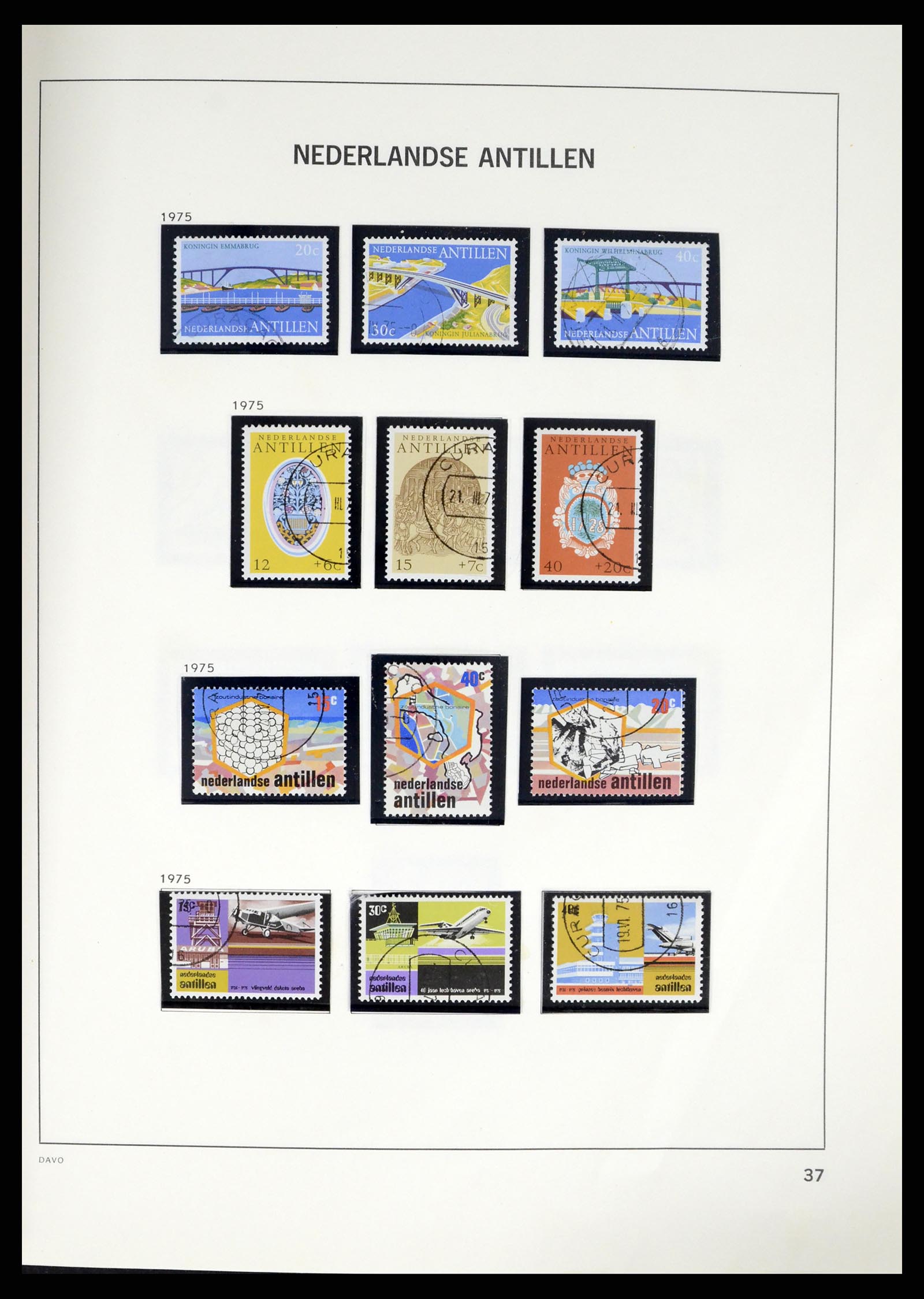37453 081 - Postzegelverzameling 37453 Overzeese Gebiedsdelen 1873-1988.