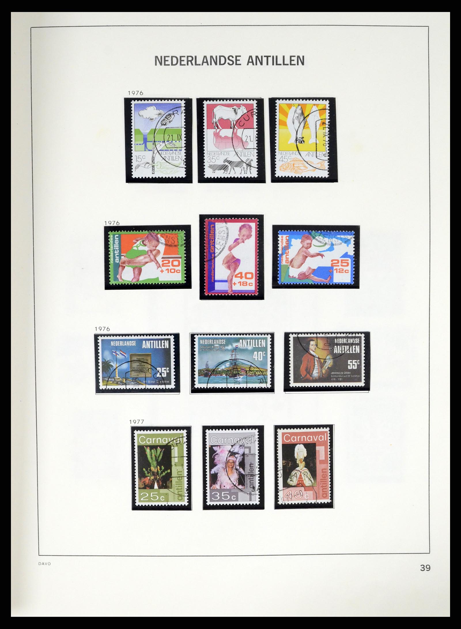 37453 083 - Postzegelverzameling 37453 Overzeese Gebiedsdelen 1873-1988.